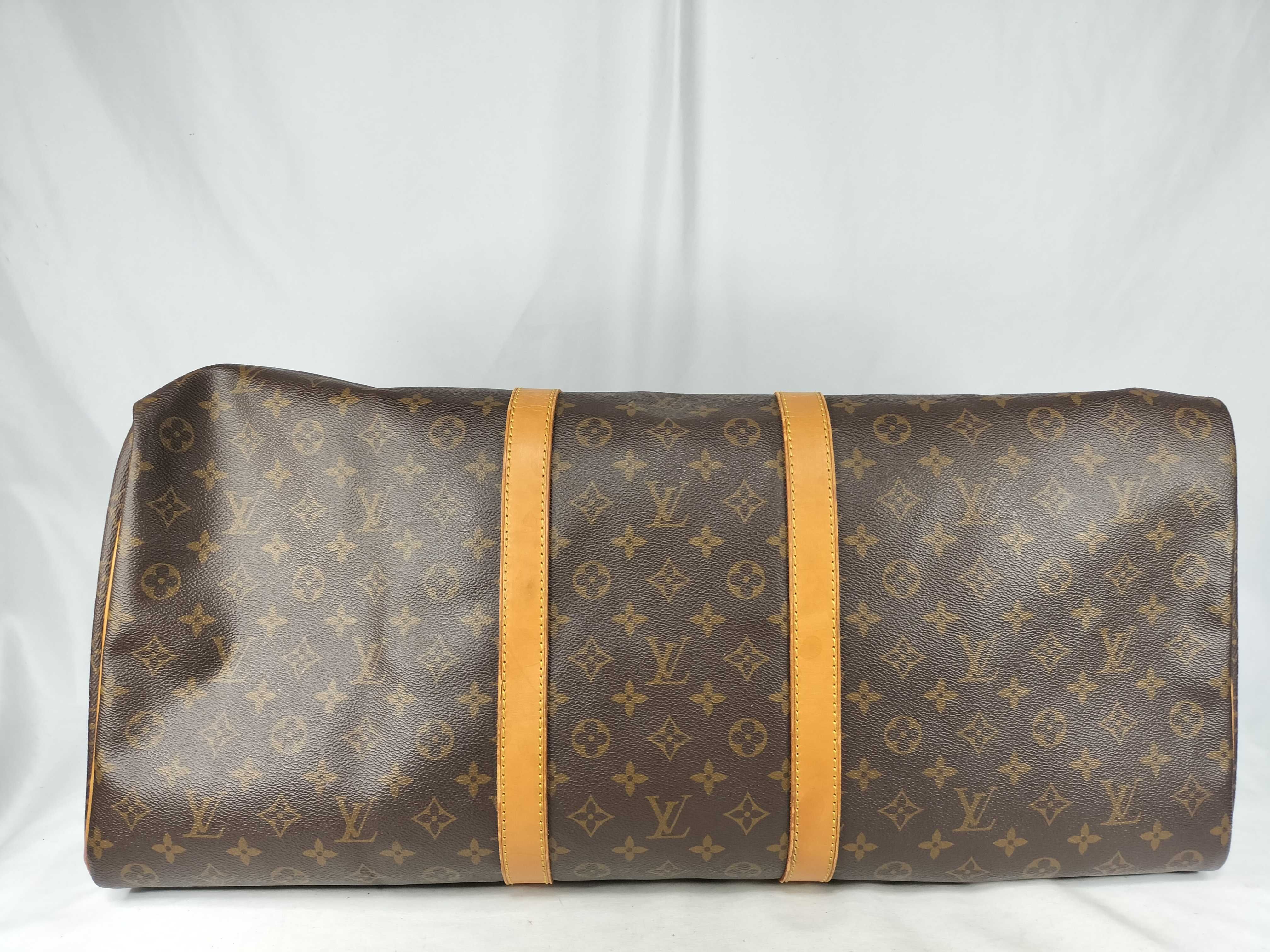 Monogram Keepall 60 SP0994 Boston bag (tag section has been glued back on) — view 8