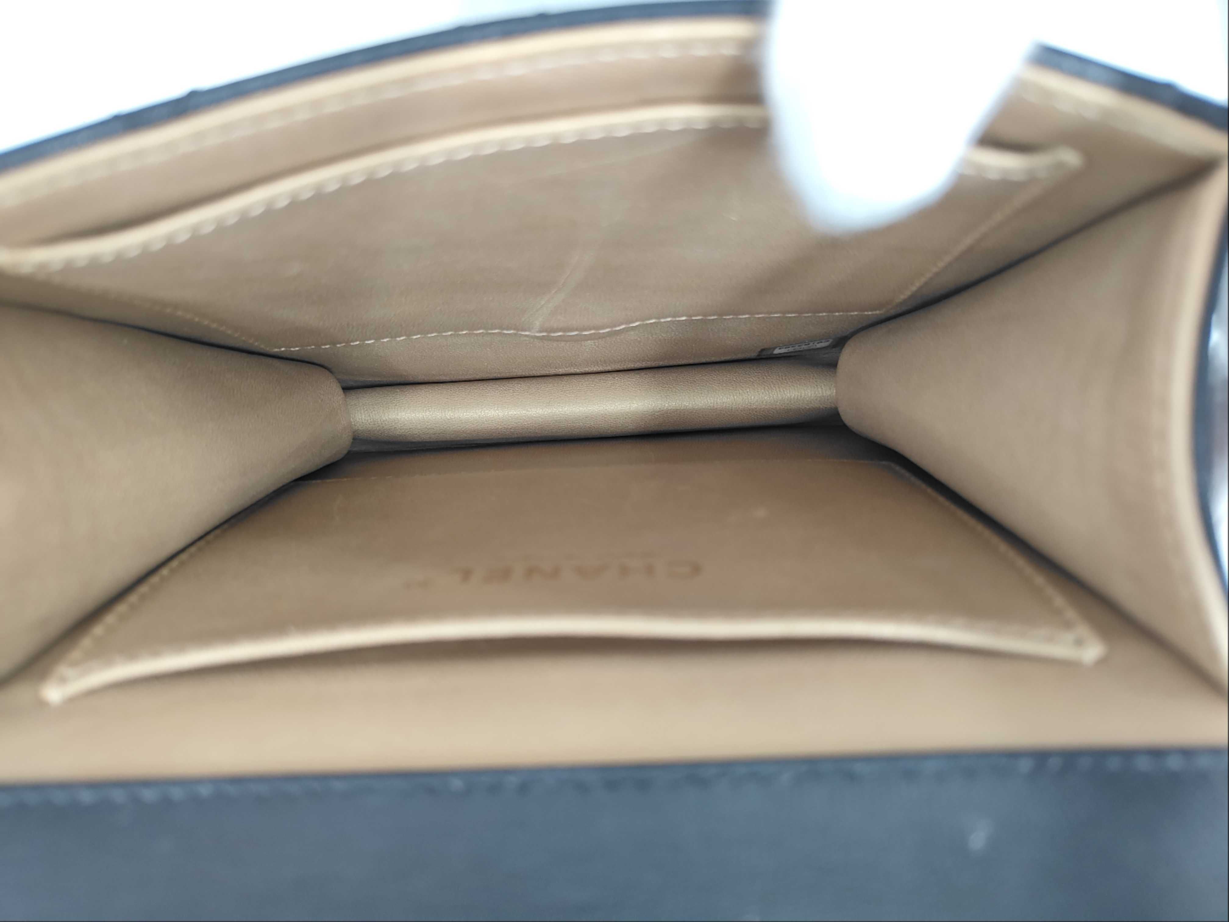 CF Black Matelassé Metal Chain Shoulder Bag — view 10