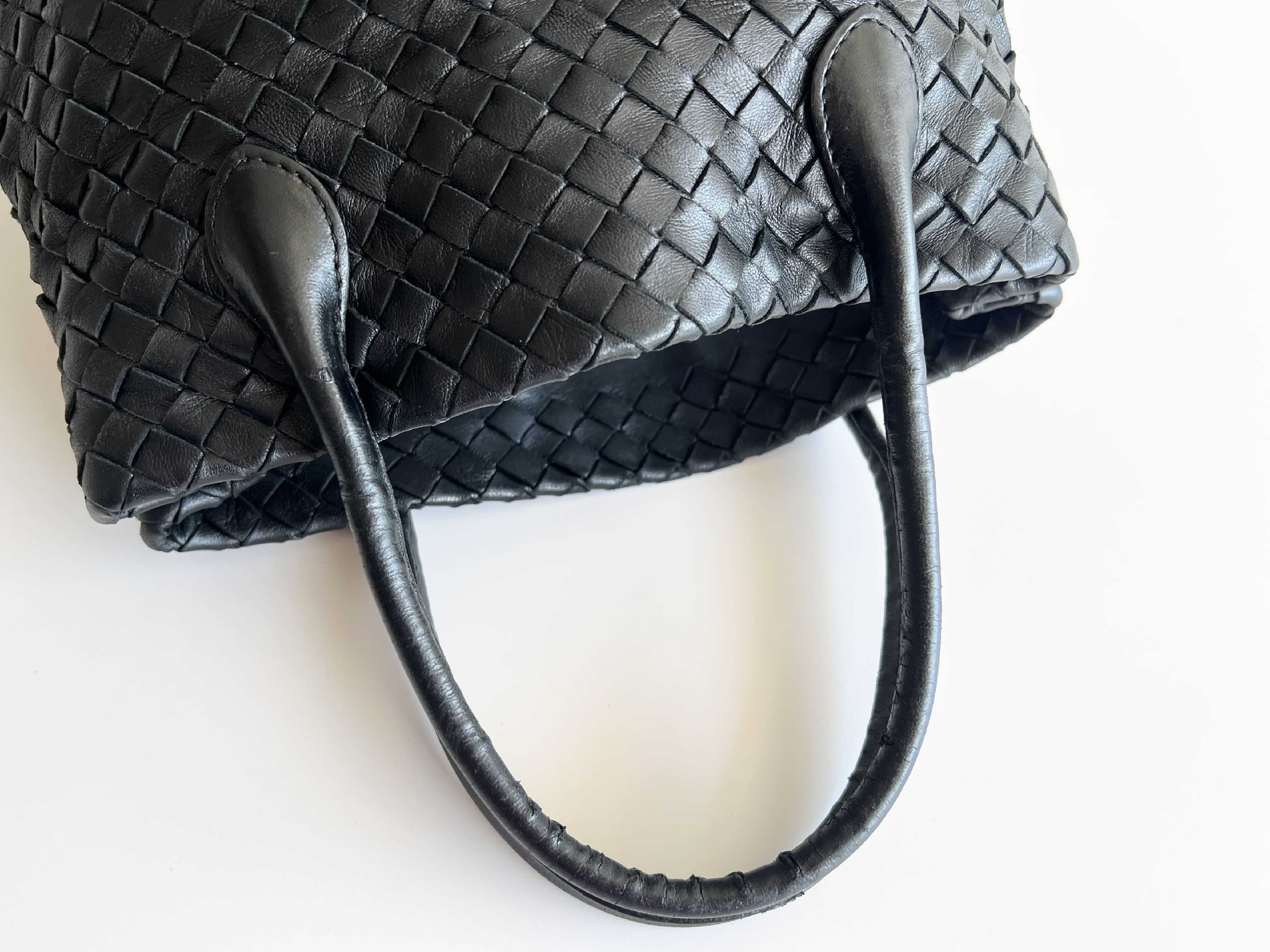 Intrecciato Leather Handbag — view 3