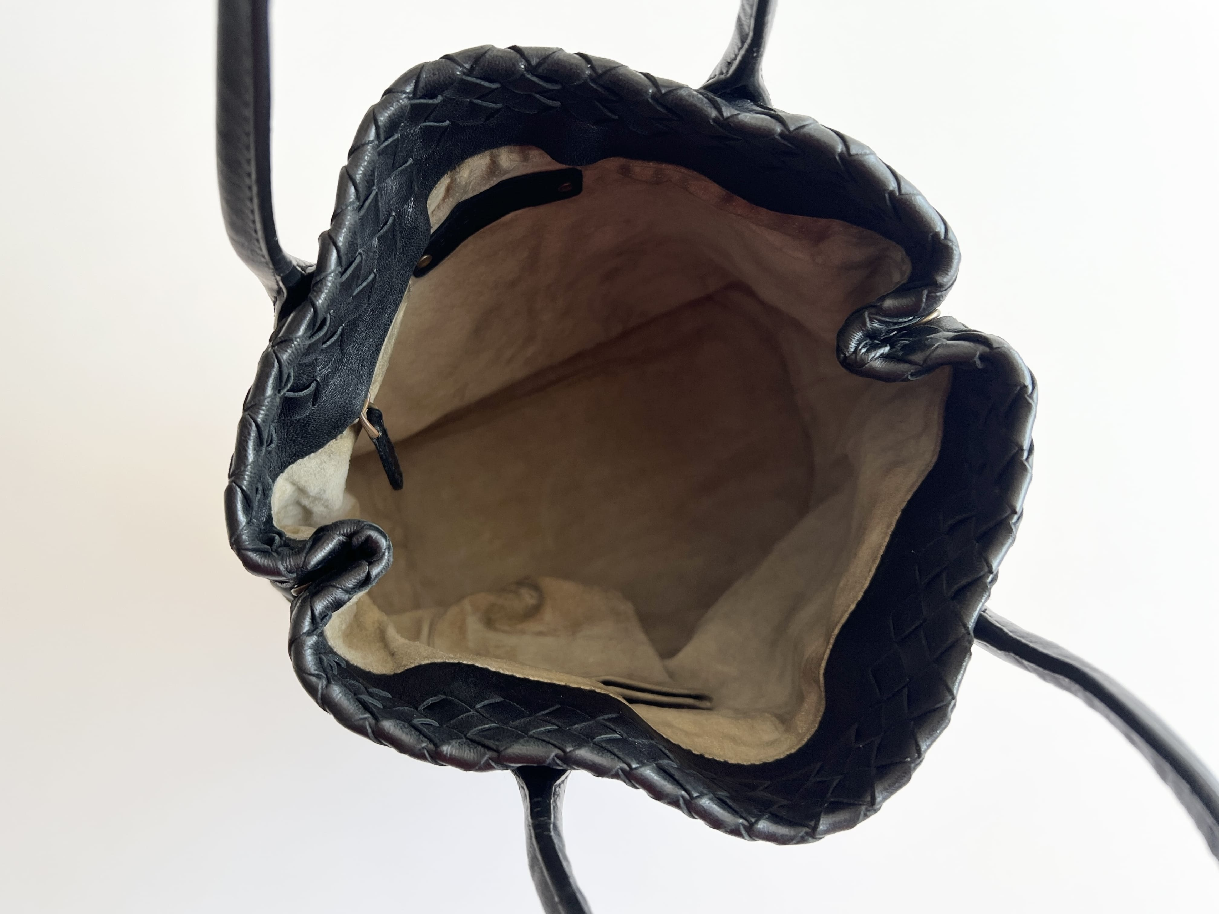 Intrecciato Leather Handbag — view 4