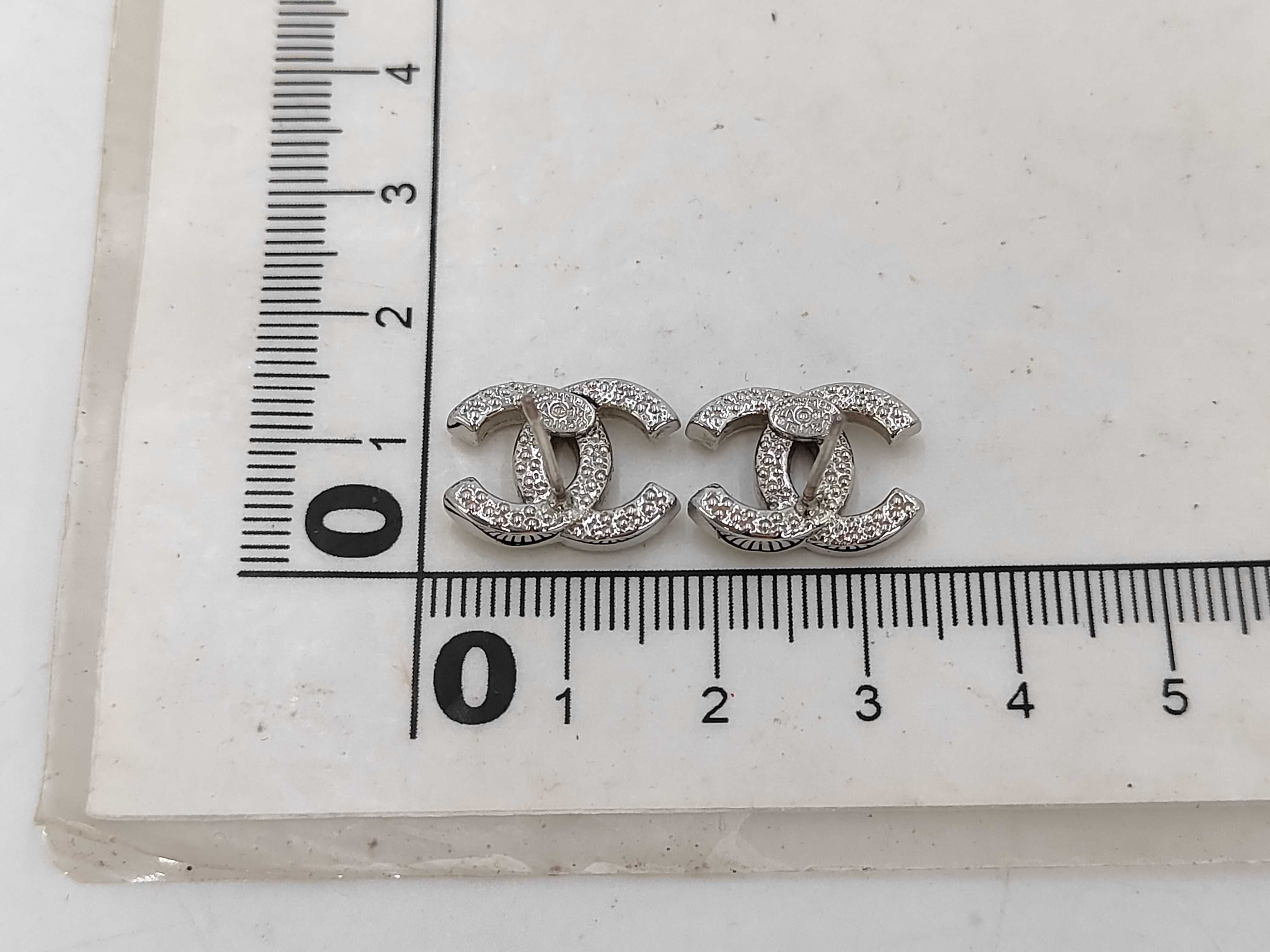Coco Mark Rhinestone Earrings — view 2