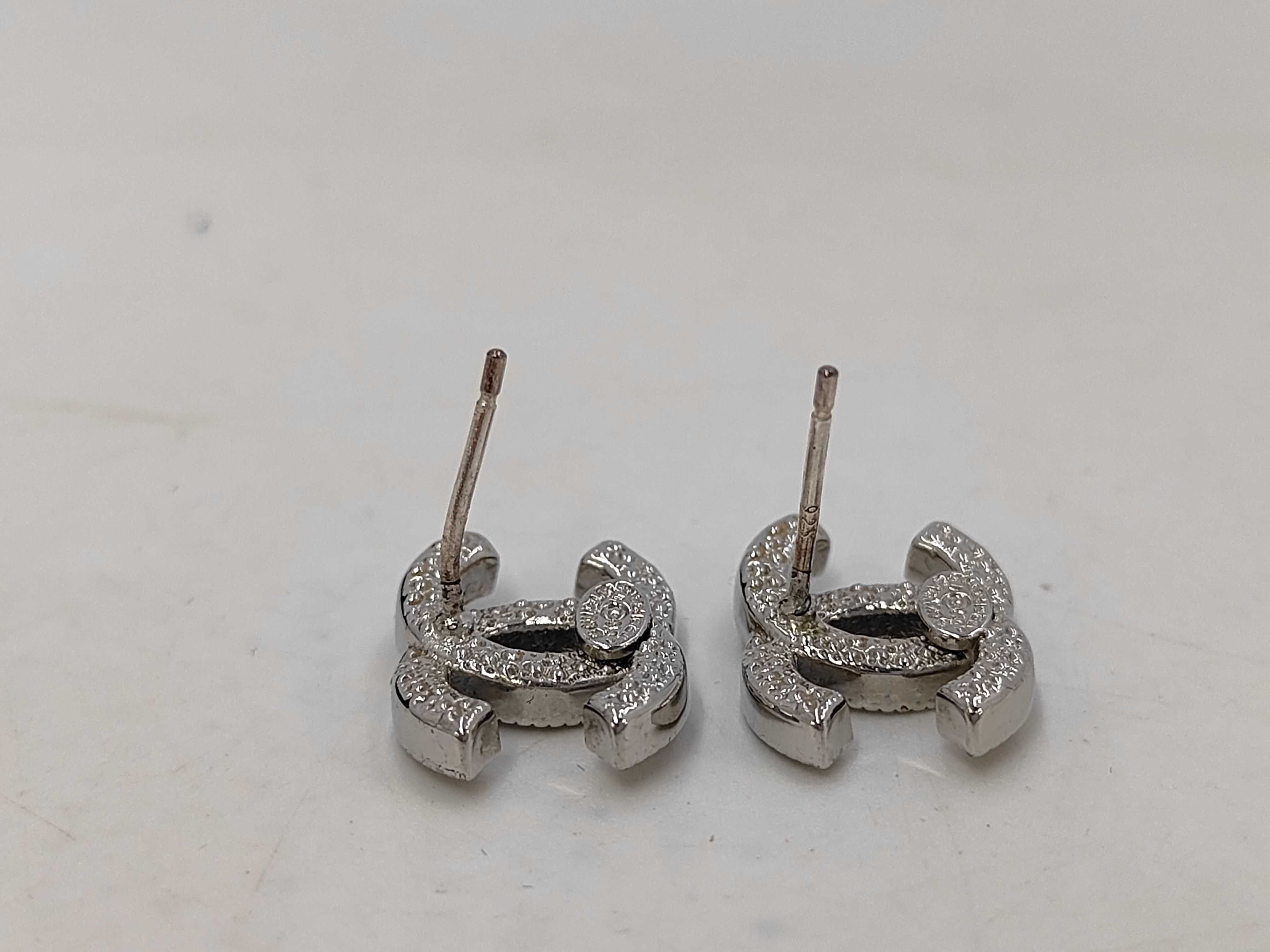 Coco Mark Rhinestone Earrings — view 3