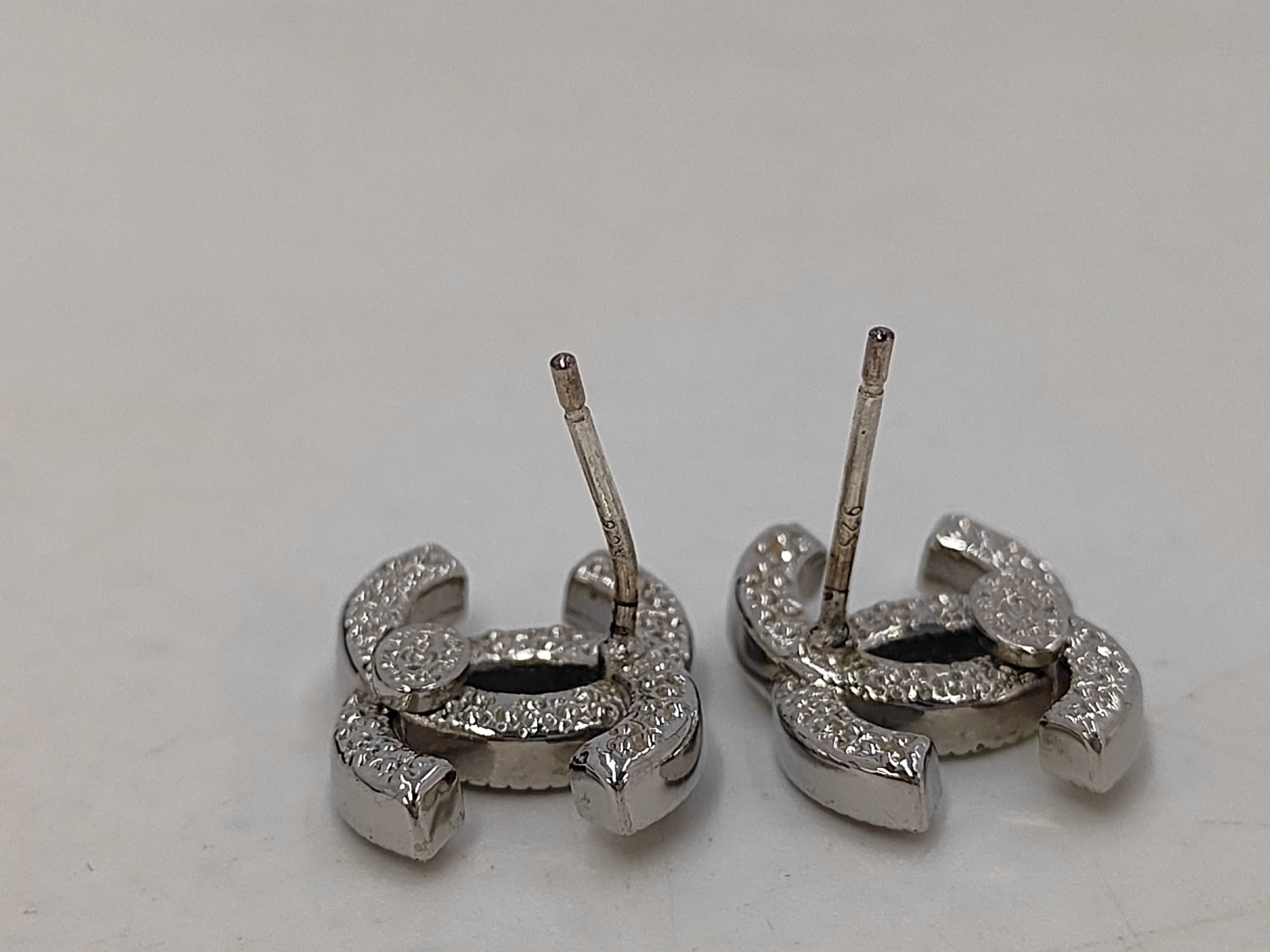 Coco Mark Rhinestone Earrings — view 5