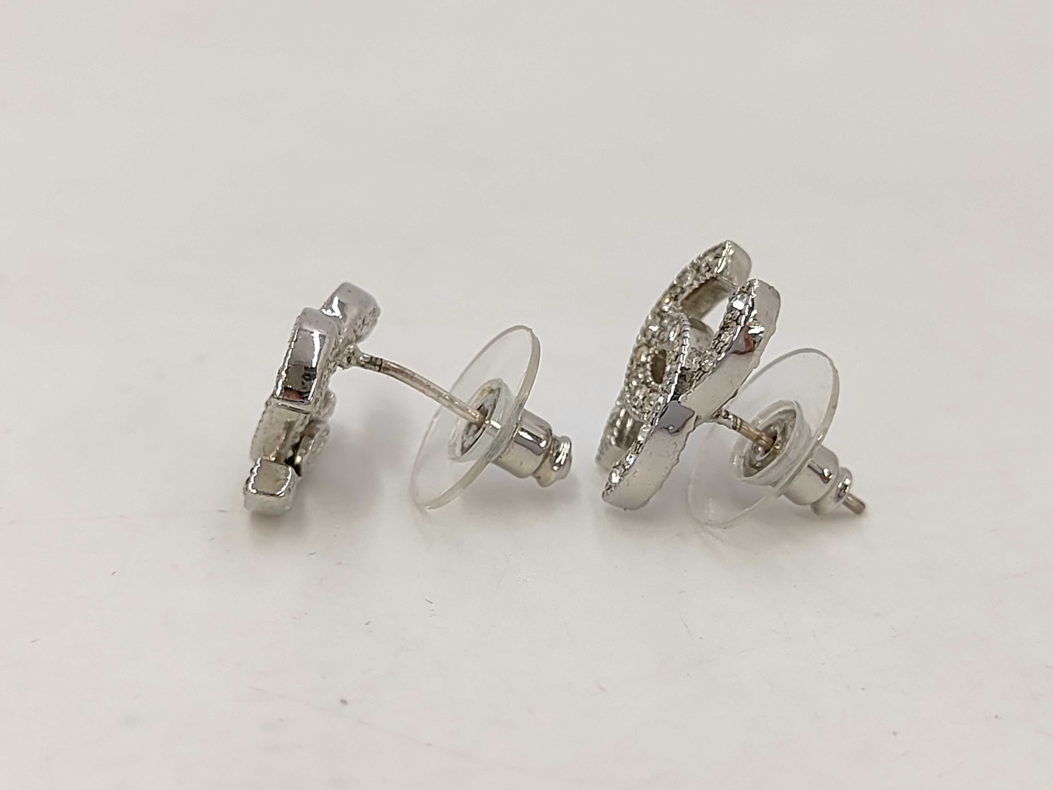 Coco Mark Rhinestone Earrings — view 6
