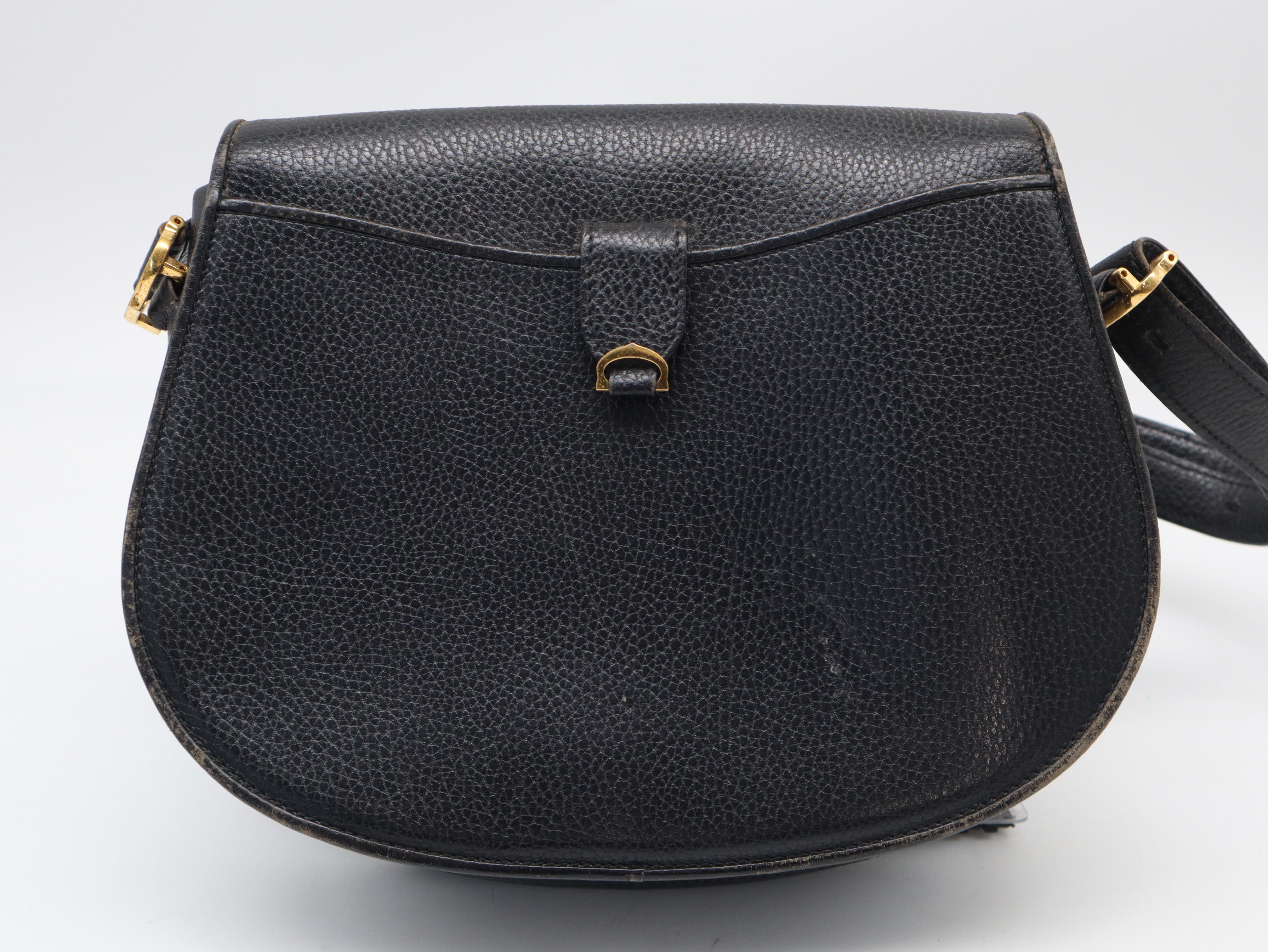Leather Must Line Black Shoulder Bag — view 2