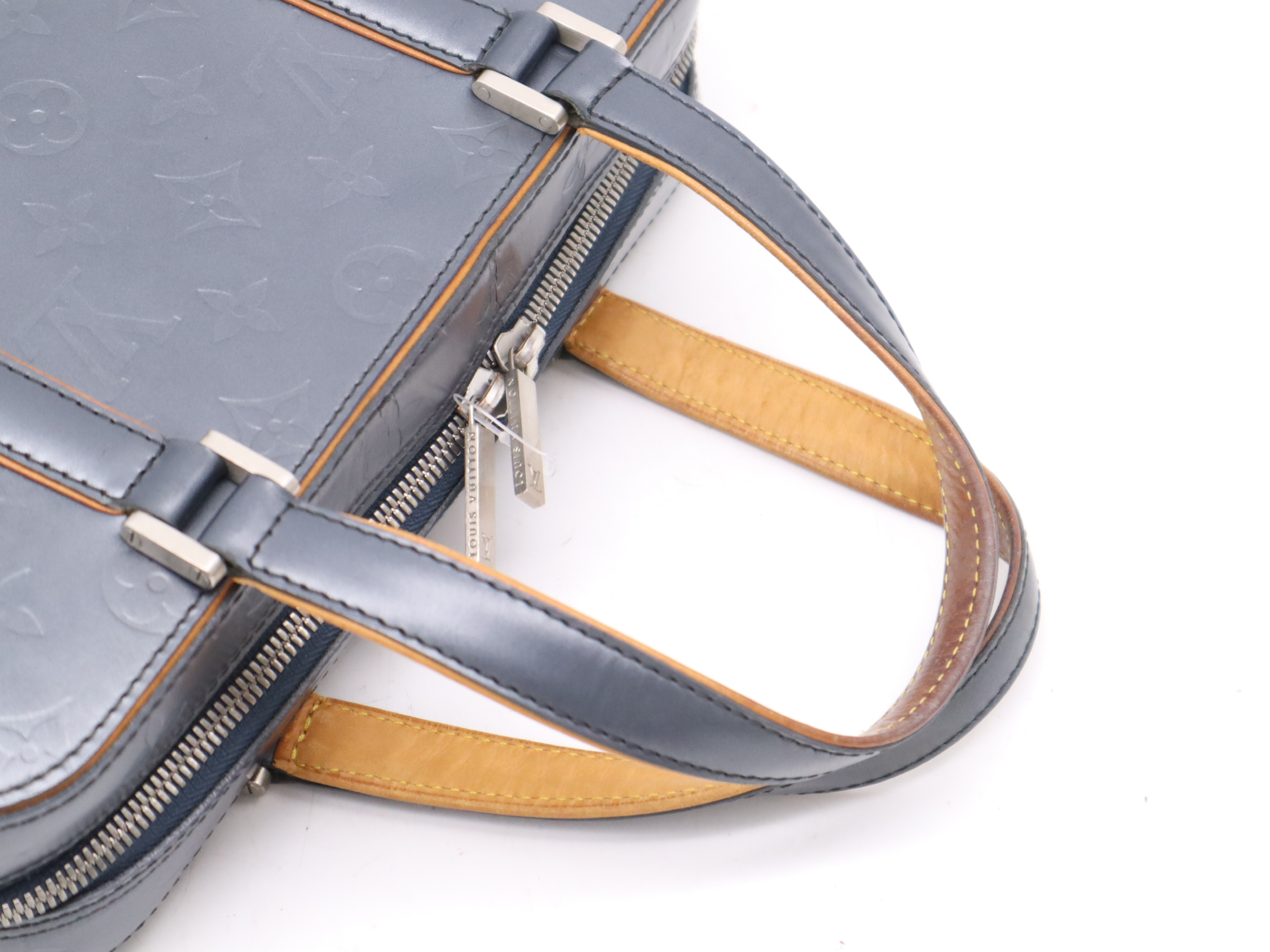 M55172 Monogram Matte Shelton Blue Handbag — view 6