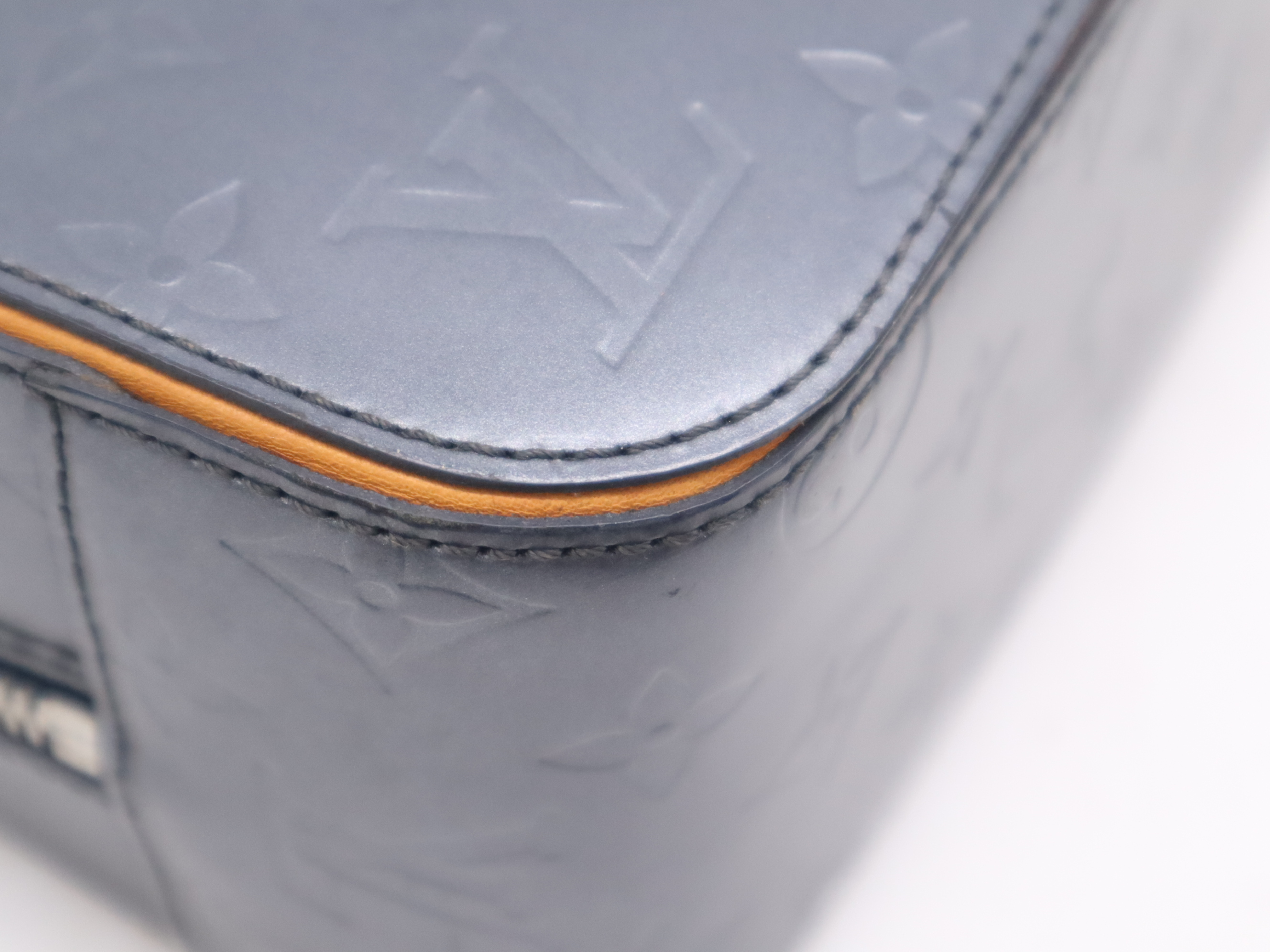 M55172 Monogram Matte Shelton Blue Handbag — view 10