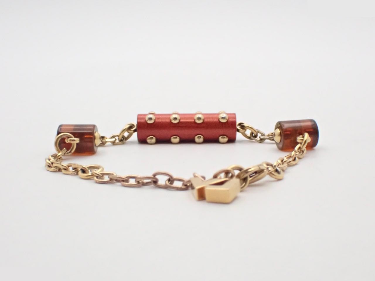 LV Bracelet, Brasslet, Chaine Circus, Wrist size approximately 19cm — view 2