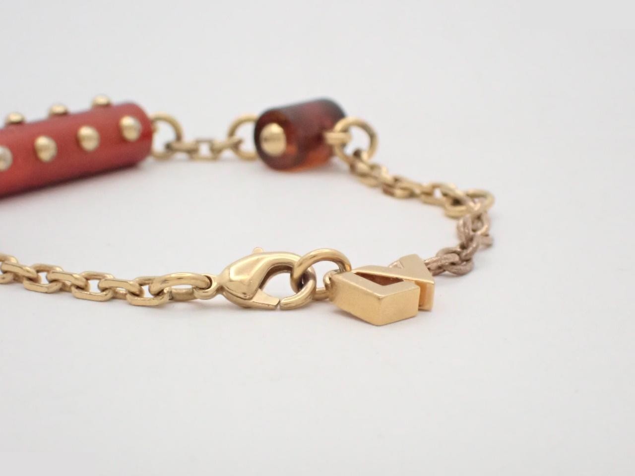 LV Bracelet, Brasslet, Chaine Circus, Wrist size approximately 19cm — view 3