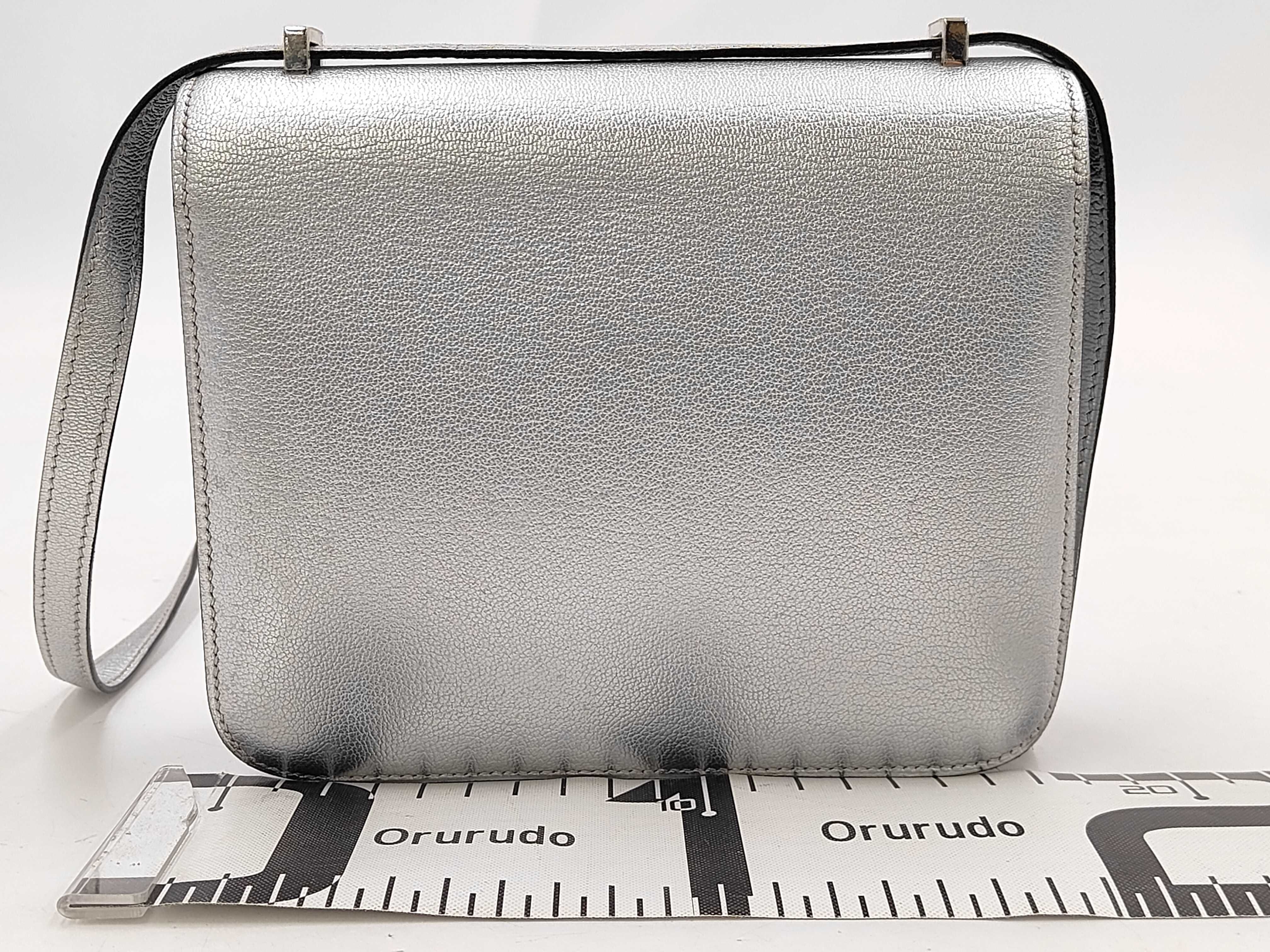 Constance 3 Mini 18 Chevre leather, silver hardware, H: 2004 Olympic Limited Edition Shoulder Bag — view 2