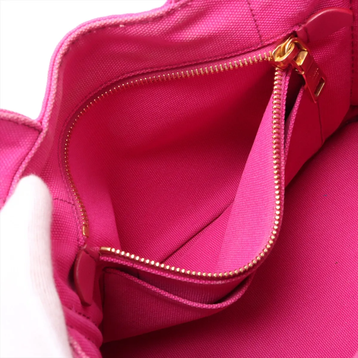 Canapa Canvas 2WAY Handbag Pink 1BG439 Bearer Guarantee — view 9