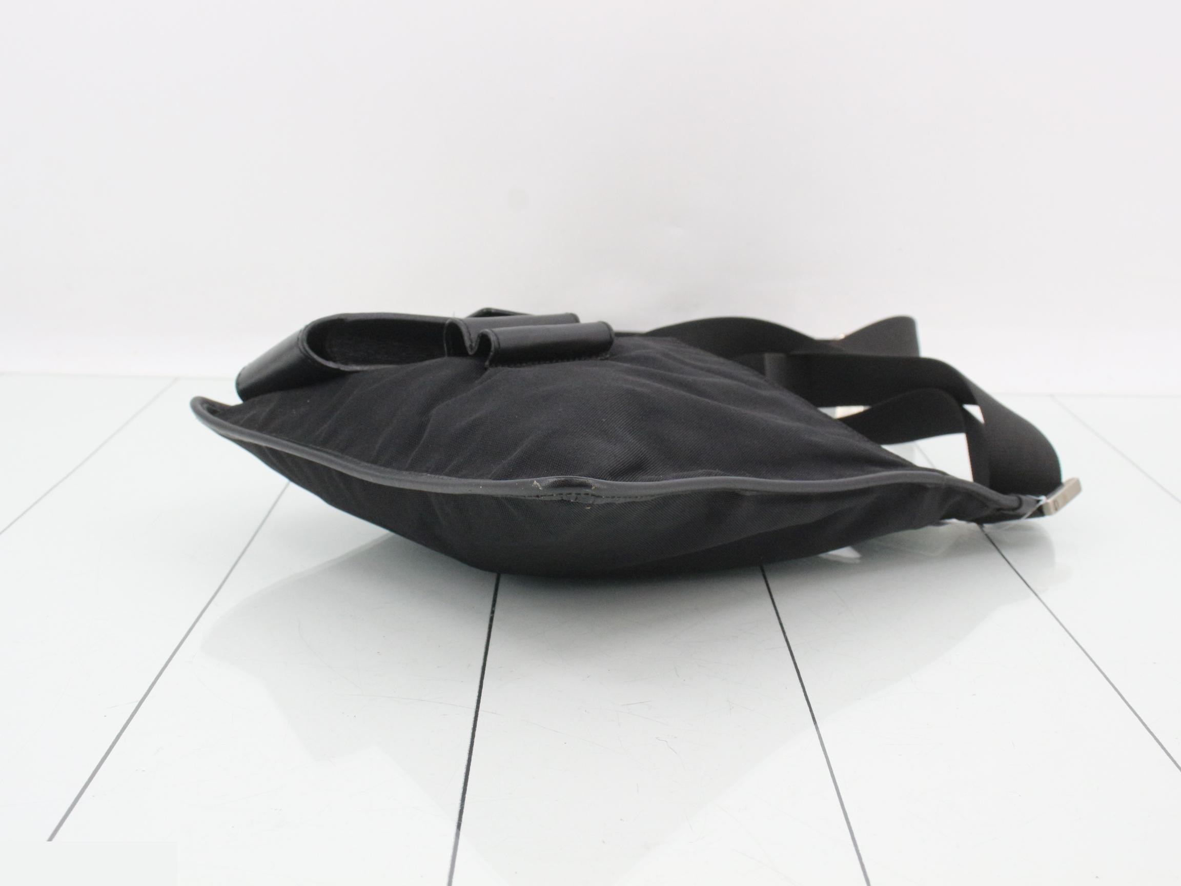 logo shoulder bag, black, 019 0350 200047 — view 6