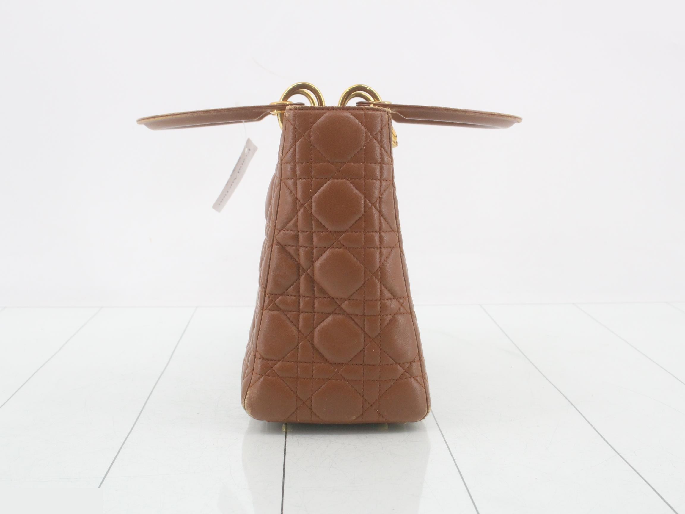 Canage Lamb Skin Bag, Brown — view 4