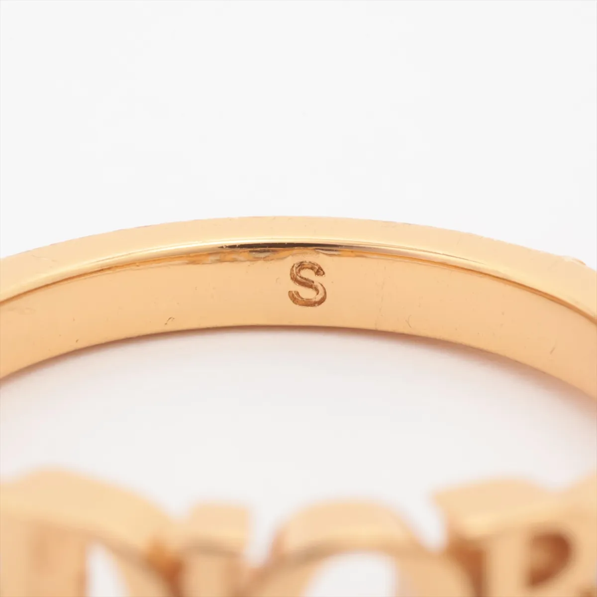Dio(r)evolution Ring S GP x Rhinestone Gold — view 3