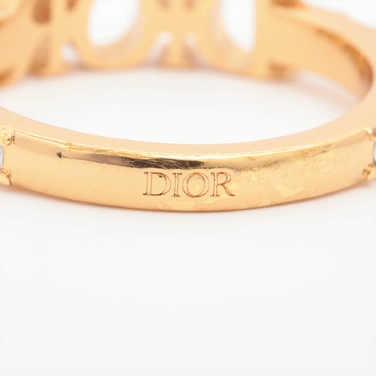 Dio(r)evolution Ring S GP x Rhinestone Gold — view 4