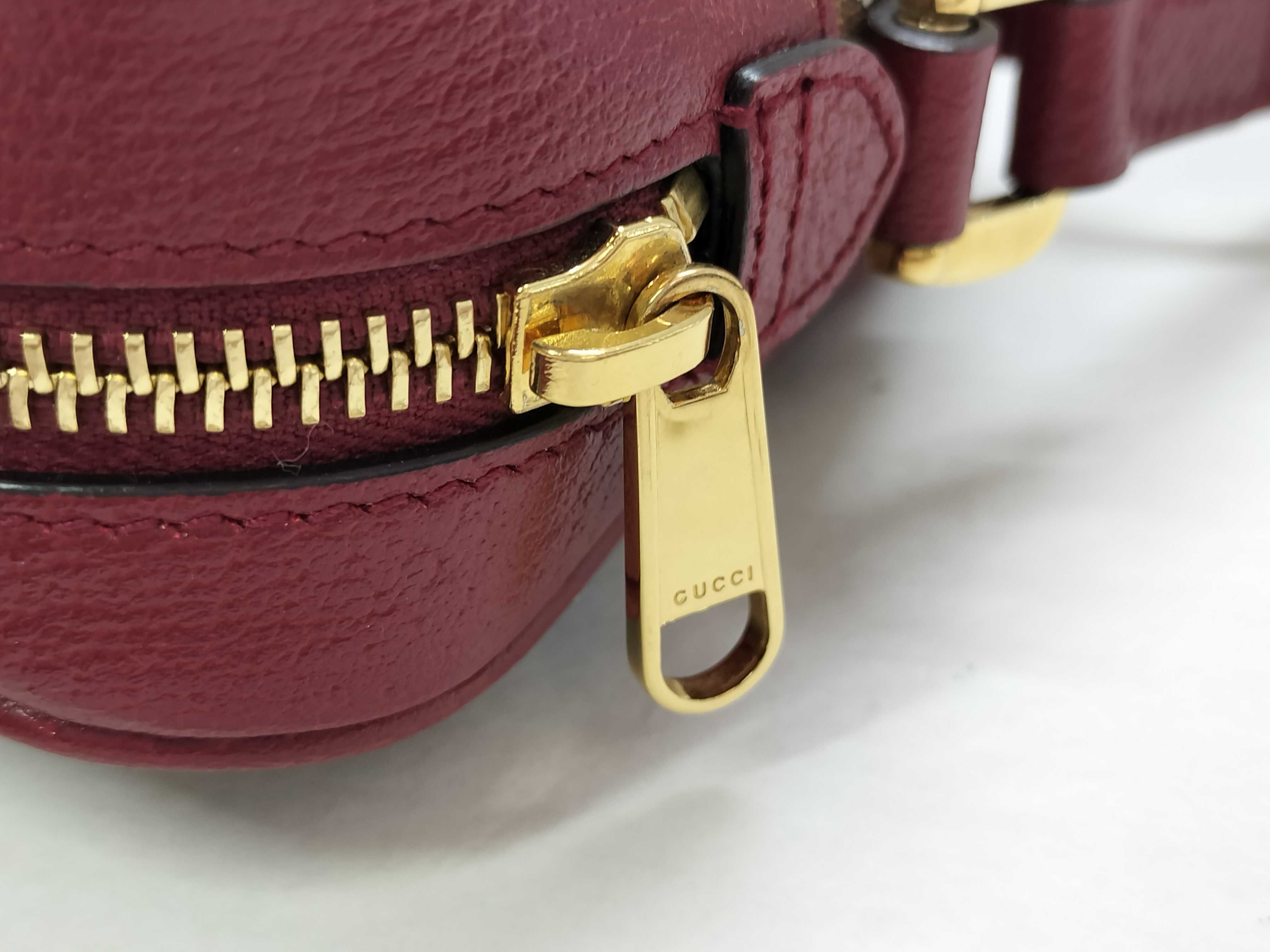 GG Supreme Doraemon x Gucci Mini GG Supreme PVC x Leather Shoulder Bag Brown x Red 647784 Shoulder Bag — view 14
