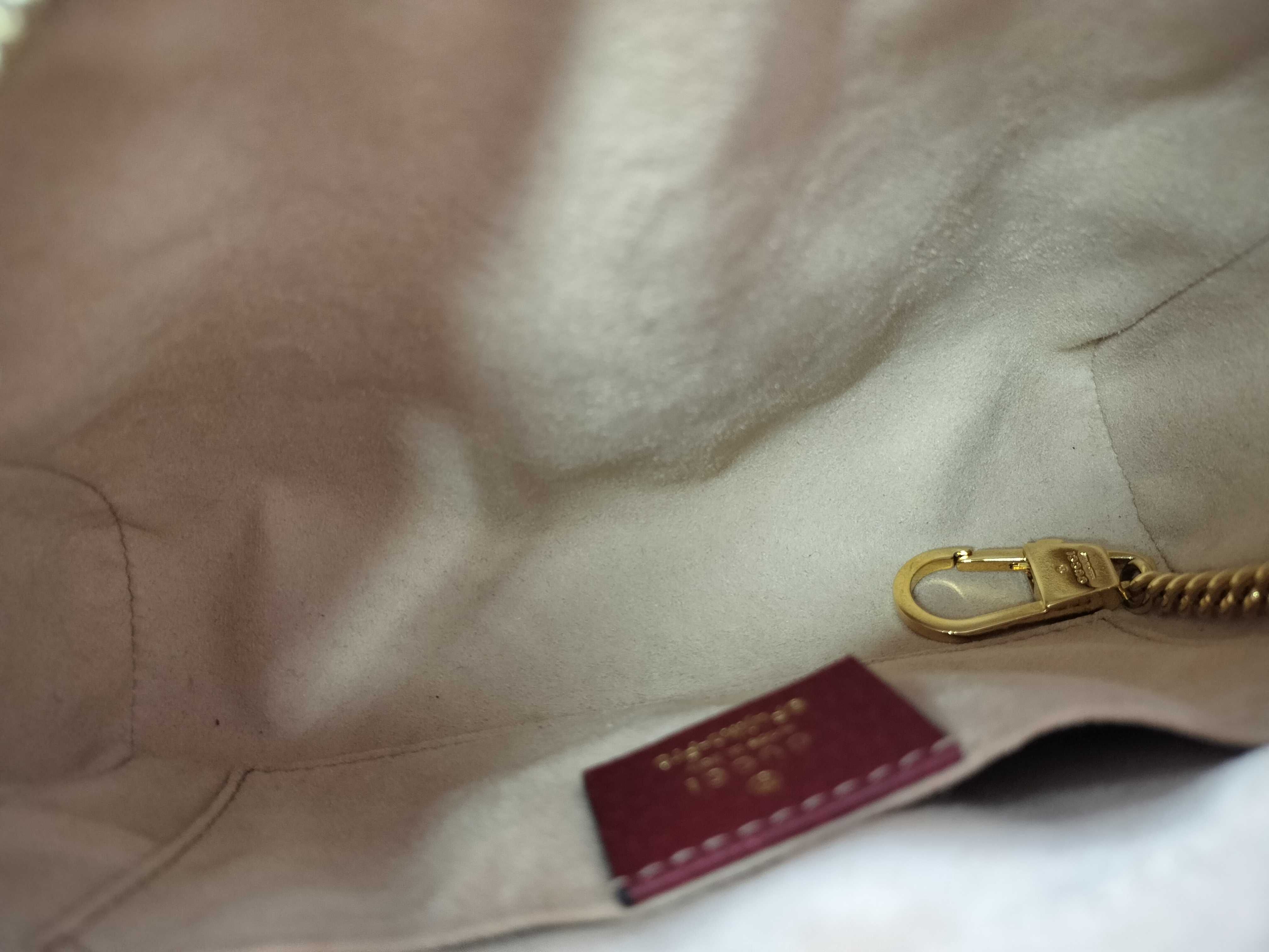 GG Supreme Doraemon x Gucci Mini GG Supreme PVC x Leather Shoulder Bag Brown x Red 647784 Shoulder Bag — view 8