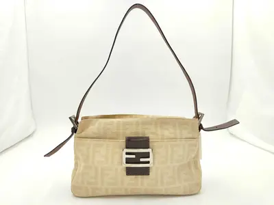 Mamma Bucket Zucca Pattern Canvas One-Shoulder Bag