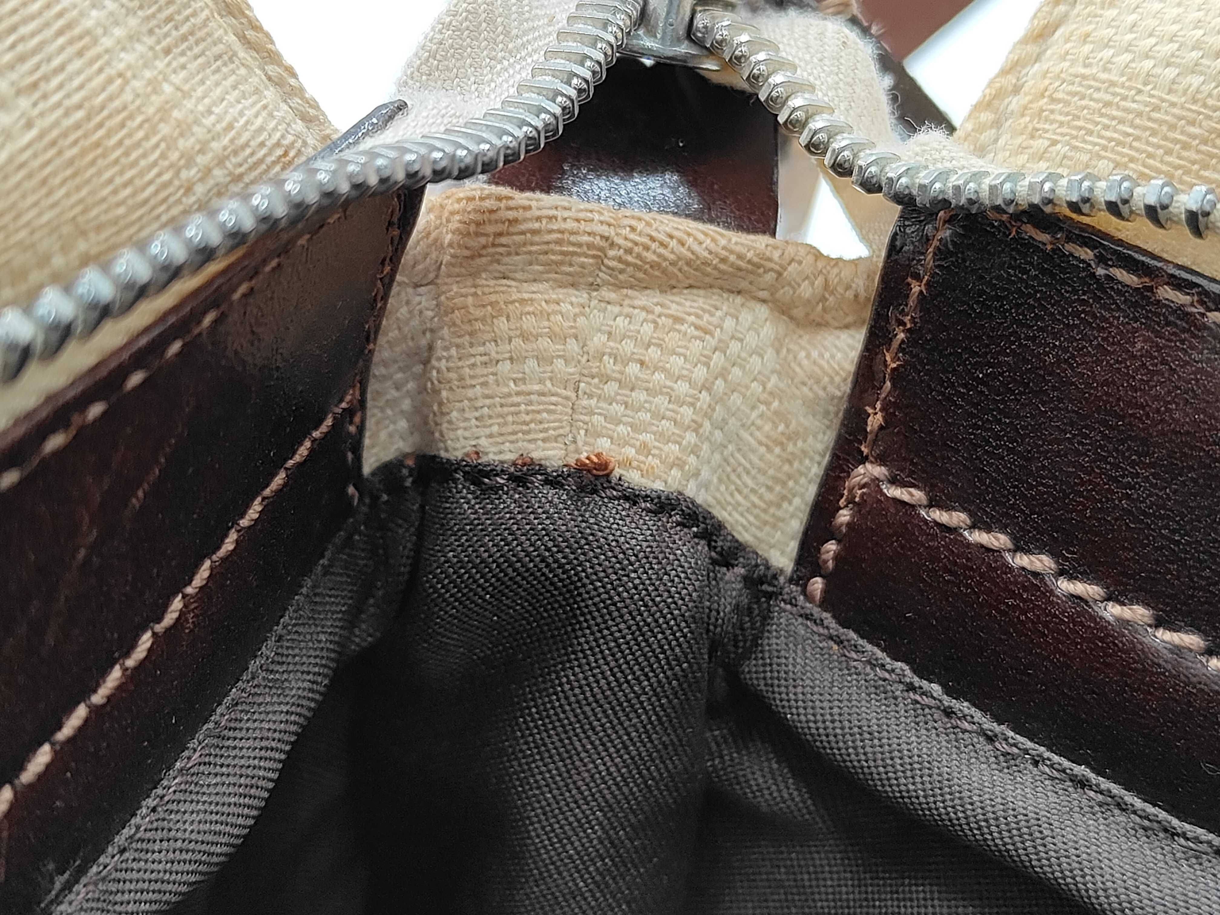 Mamma Bucket Zucca Pattern Canvas One-Shoulder Bag — view 11