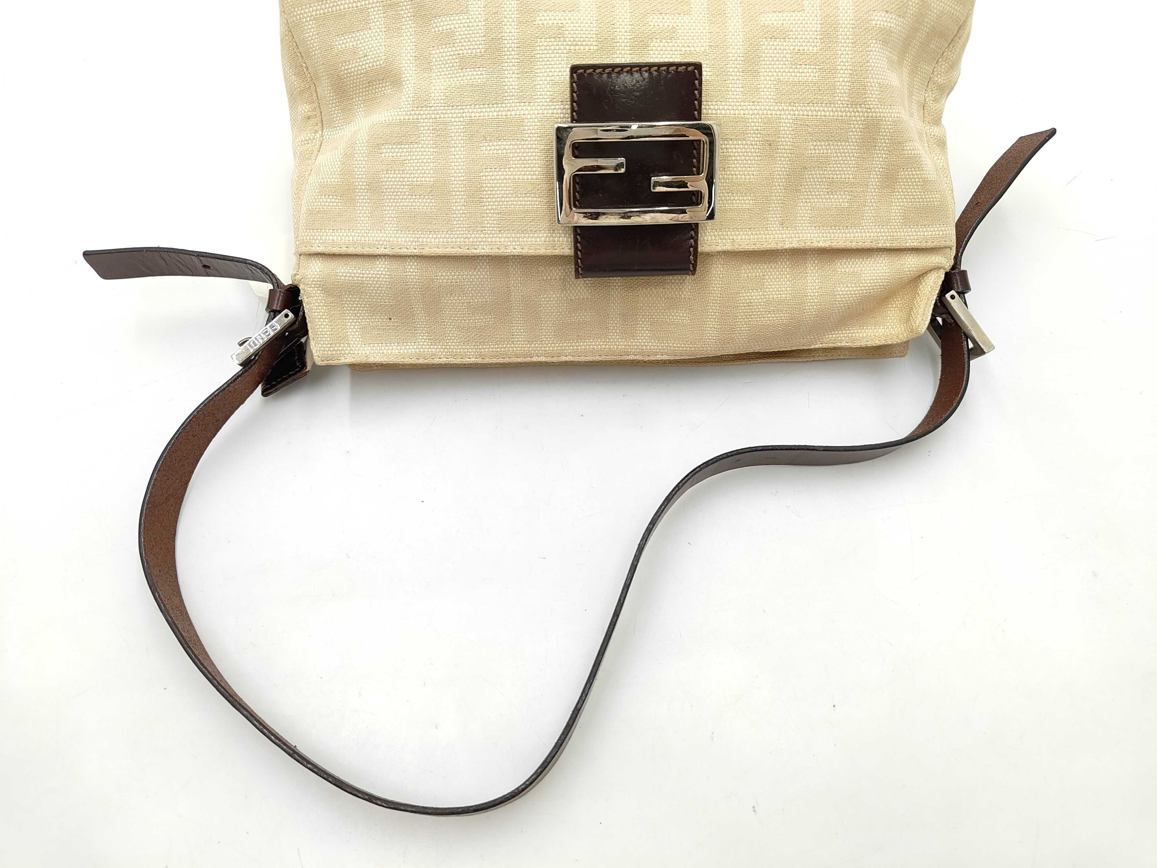Mamma Bucket Zucca Pattern Canvas One-Shoulder Bag — view 6