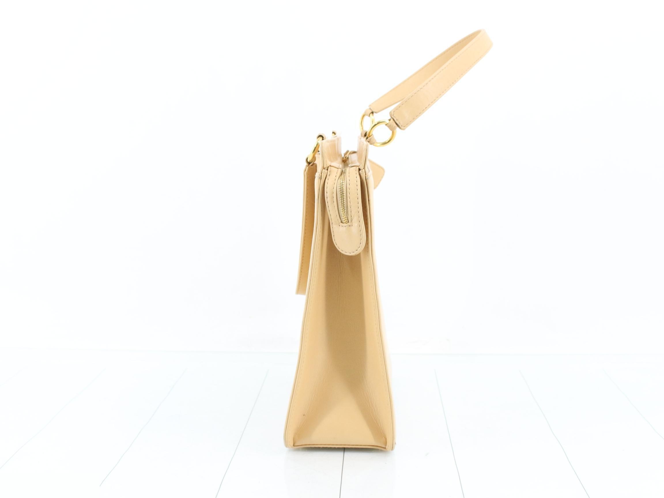tote bag, lambskin, beige, serial number 5, item number 5386426 — view 3