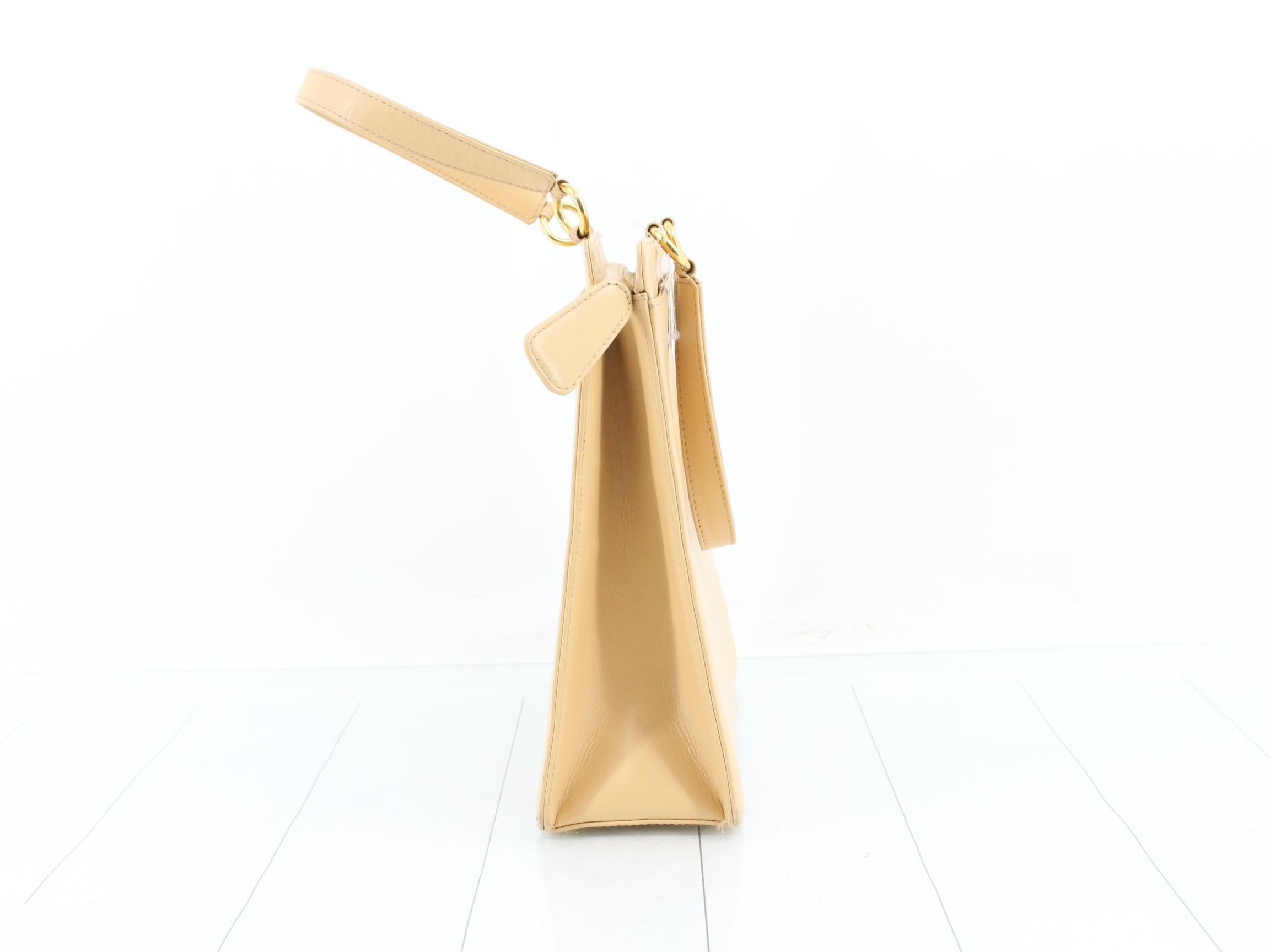 tote bag, lambskin, beige, serial number 5, item number 5386426 — view 4
