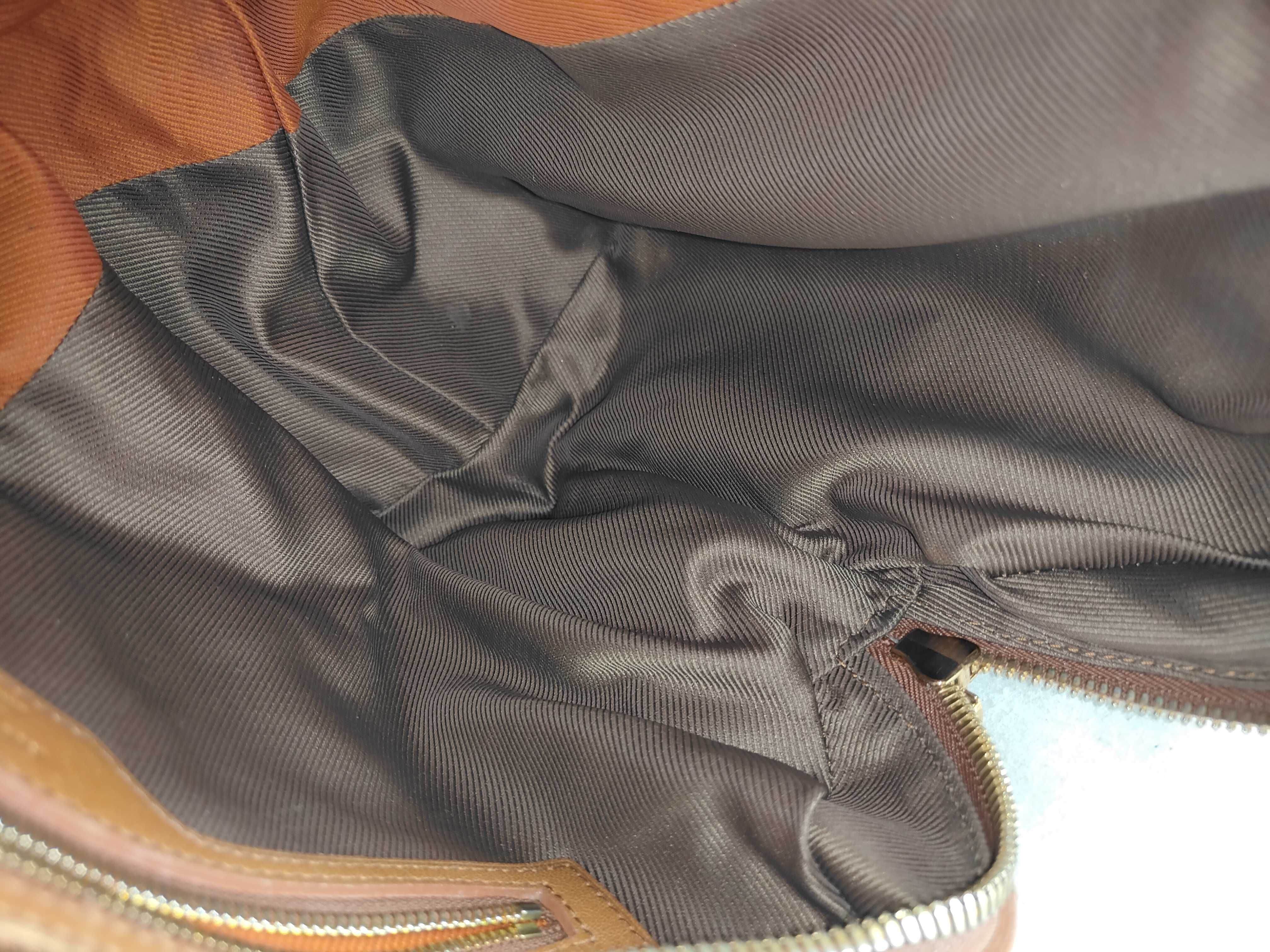 Monogram ID- Cowskin Bordeaux 30cm Handbag GHW Boston Bag — view 13