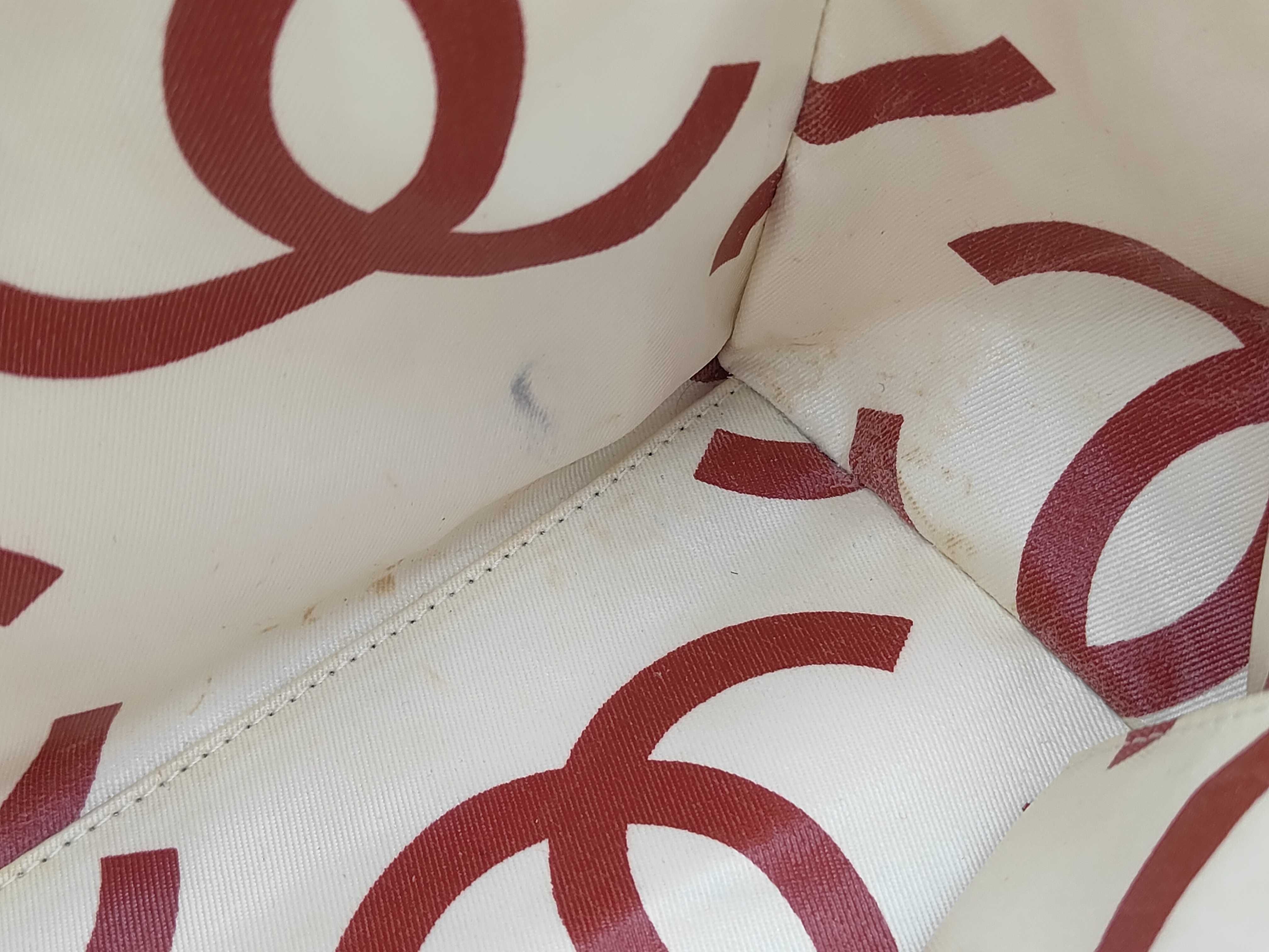 Matelasse Straw Plastic Chain Tote Bag White Seal No. 6 Tote Bag — view 11