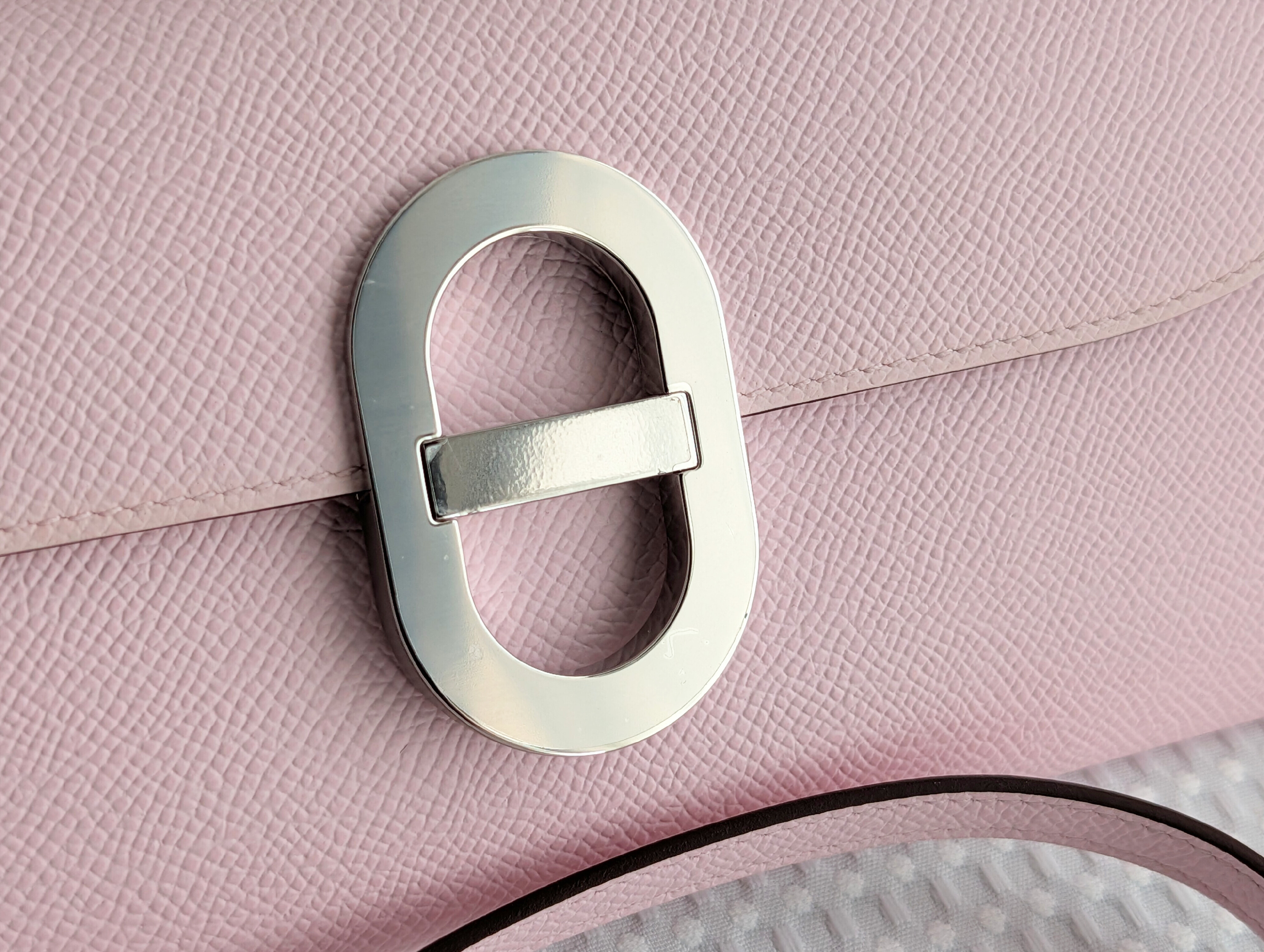 Chaine d'Ancre To Go Rose Darling Silver Hardware W Stamp Shoulder Bag — view 4