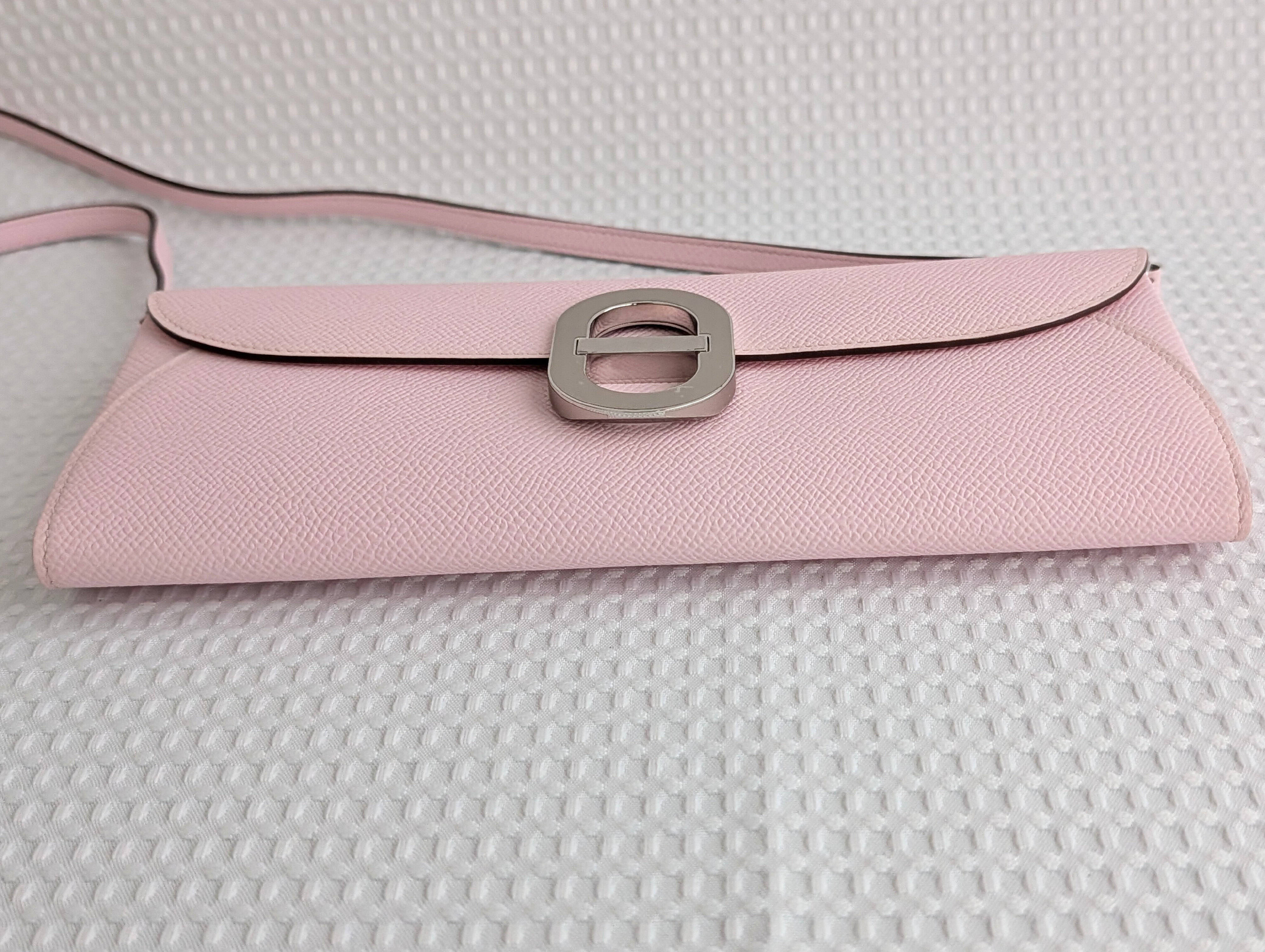 Chaine d'Ancre To Go Rose Darling Silver Hardware W Stamp Shoulder Bag — view 6