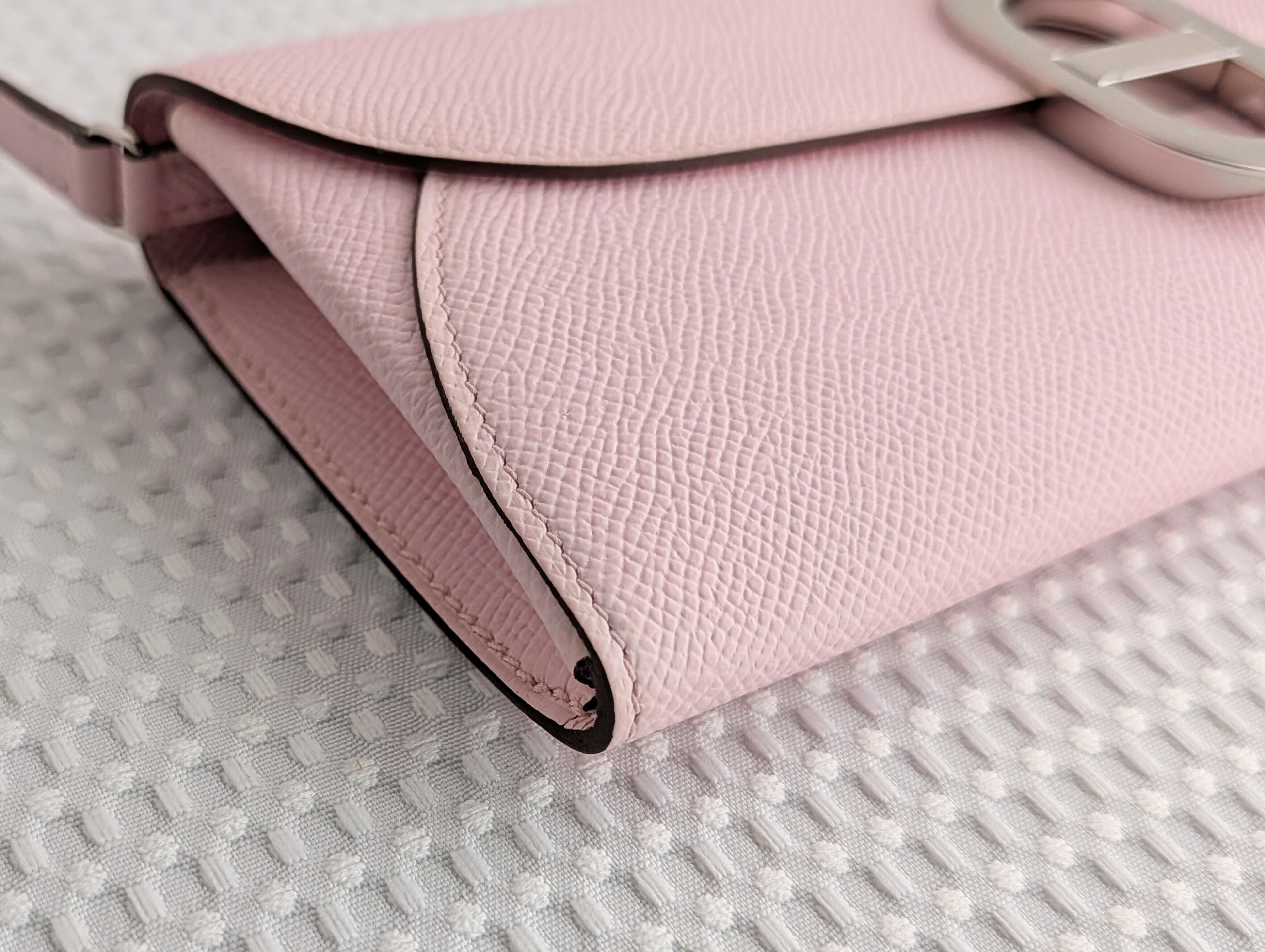 Chaine d'Ancre To Go Rose Darling Silver Hardware W Stamp Shoulder Bag — view 7