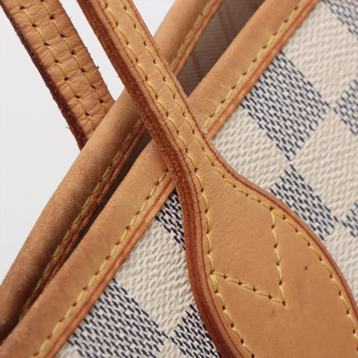 Damier Azur Neverfull MM N51107 SP4099 White — view 12