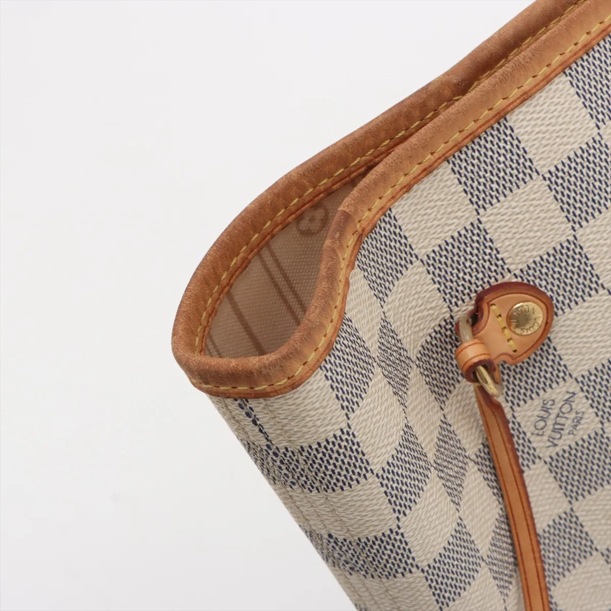 Damier Azur Neverfull MM N51107 SP4099 White — view 15