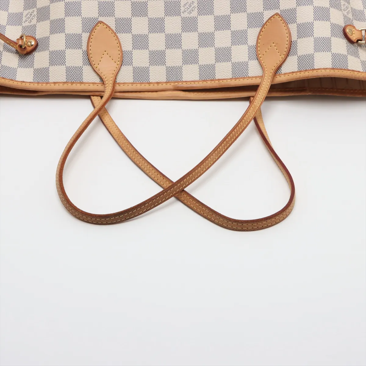 Damier Azur Neverfull MM N51107 SP4099 White — view 5