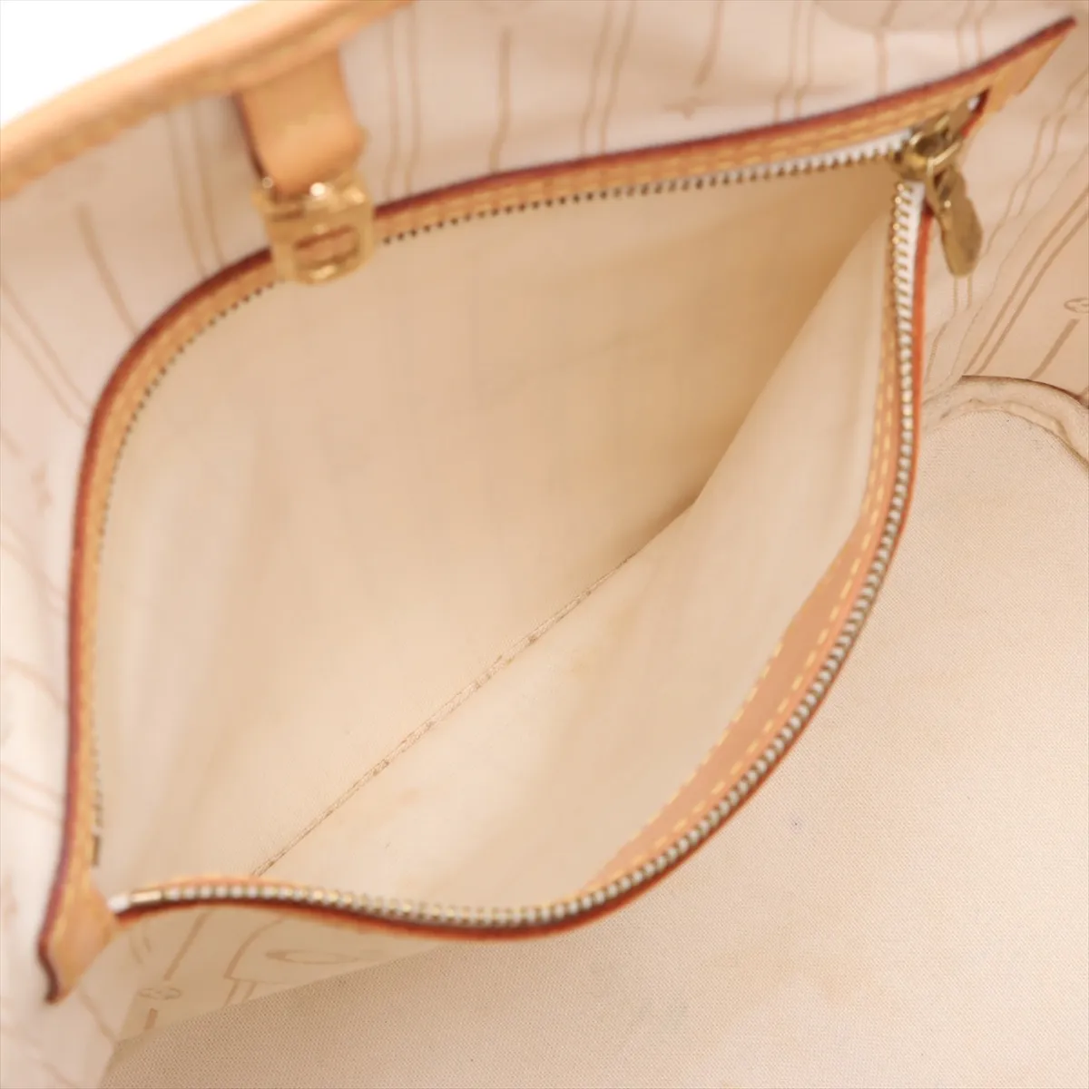 Damier Azur Neverfull MM N51107 SP4099 White — view 8