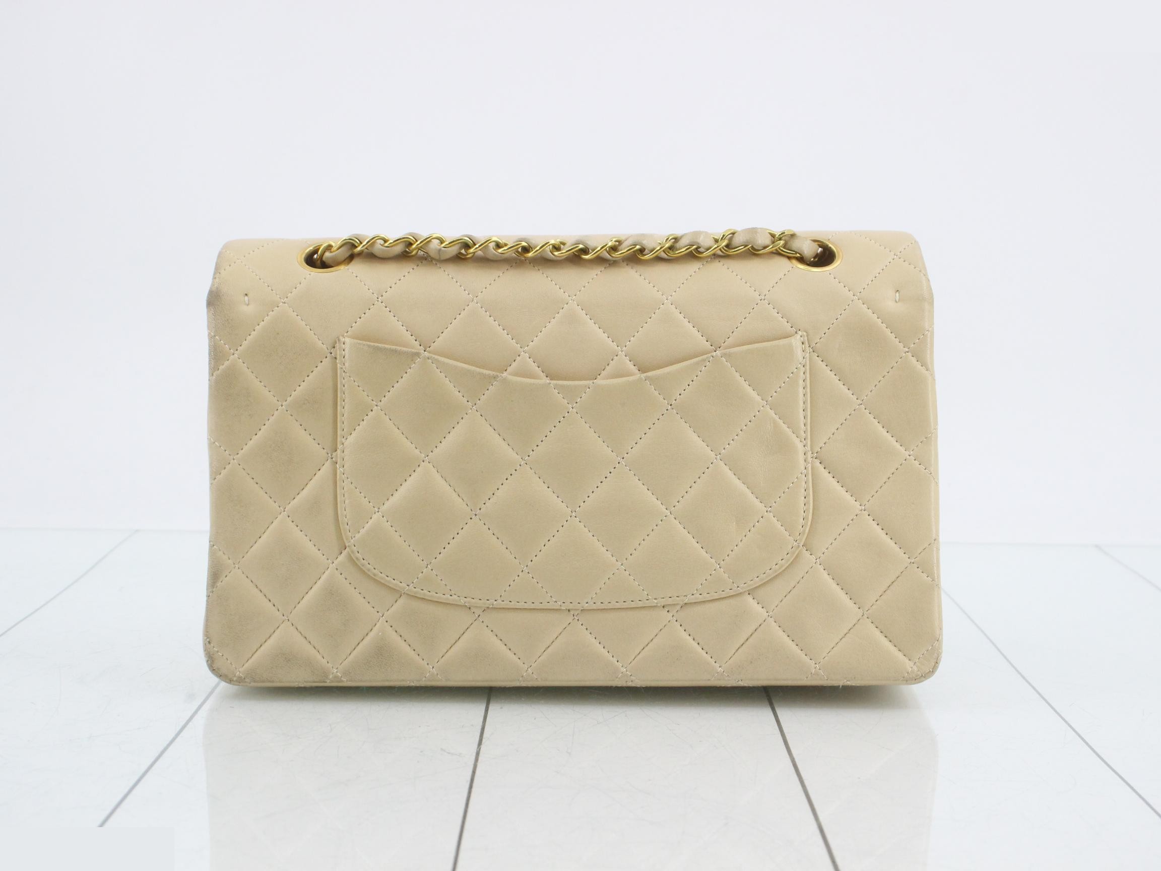 Lambskin Double Flap Chain Shoulder Bag — view 2