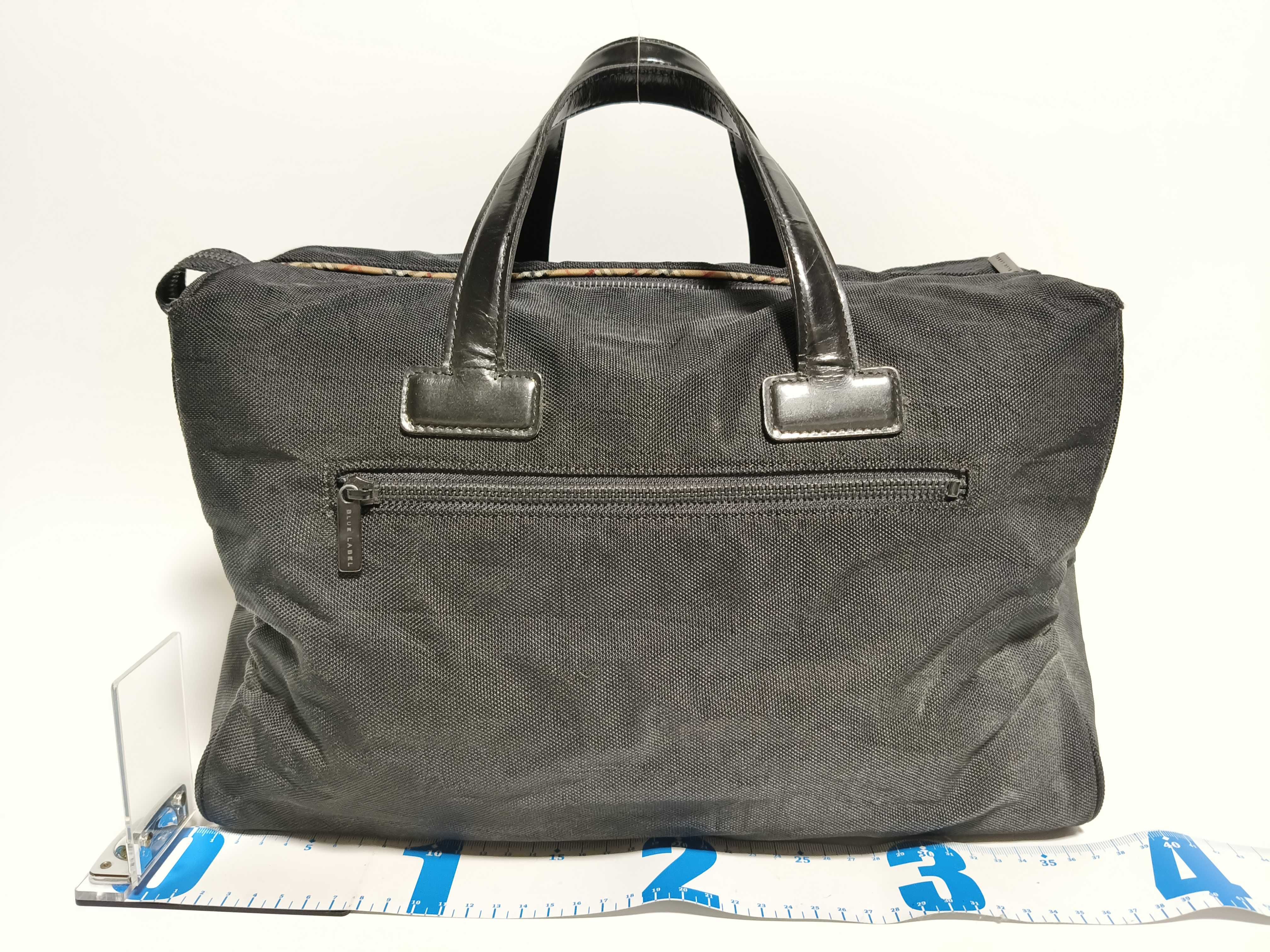 Blue Label Canvas Handbag Boston Bag — view 2