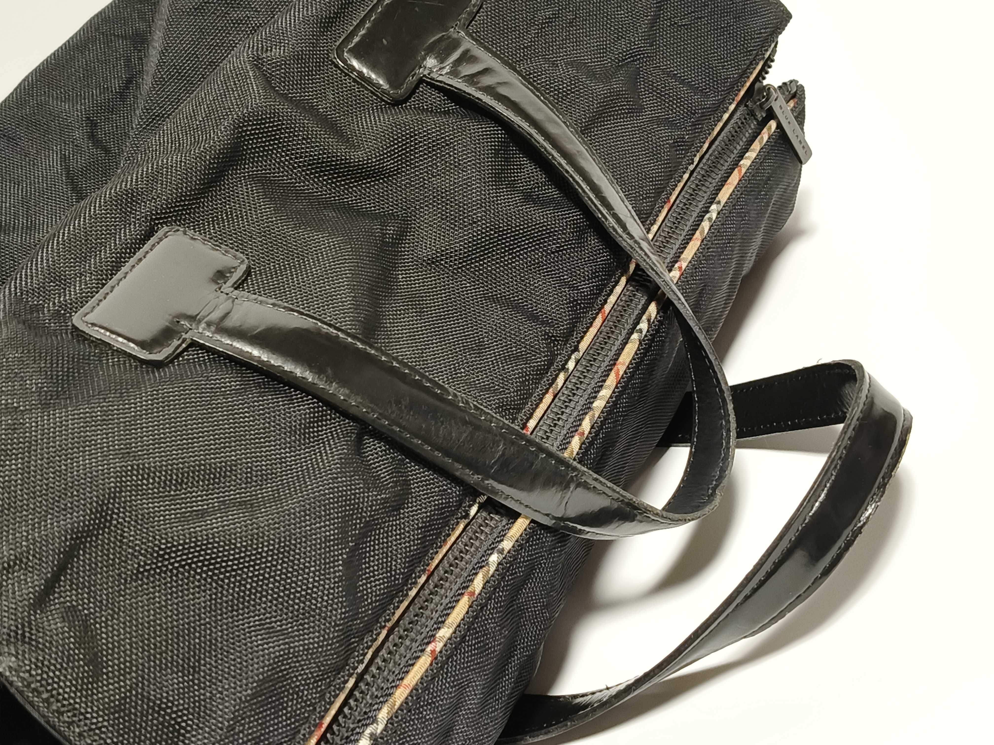 Blue Label Canvas Handbag Boston Bag — view 3
