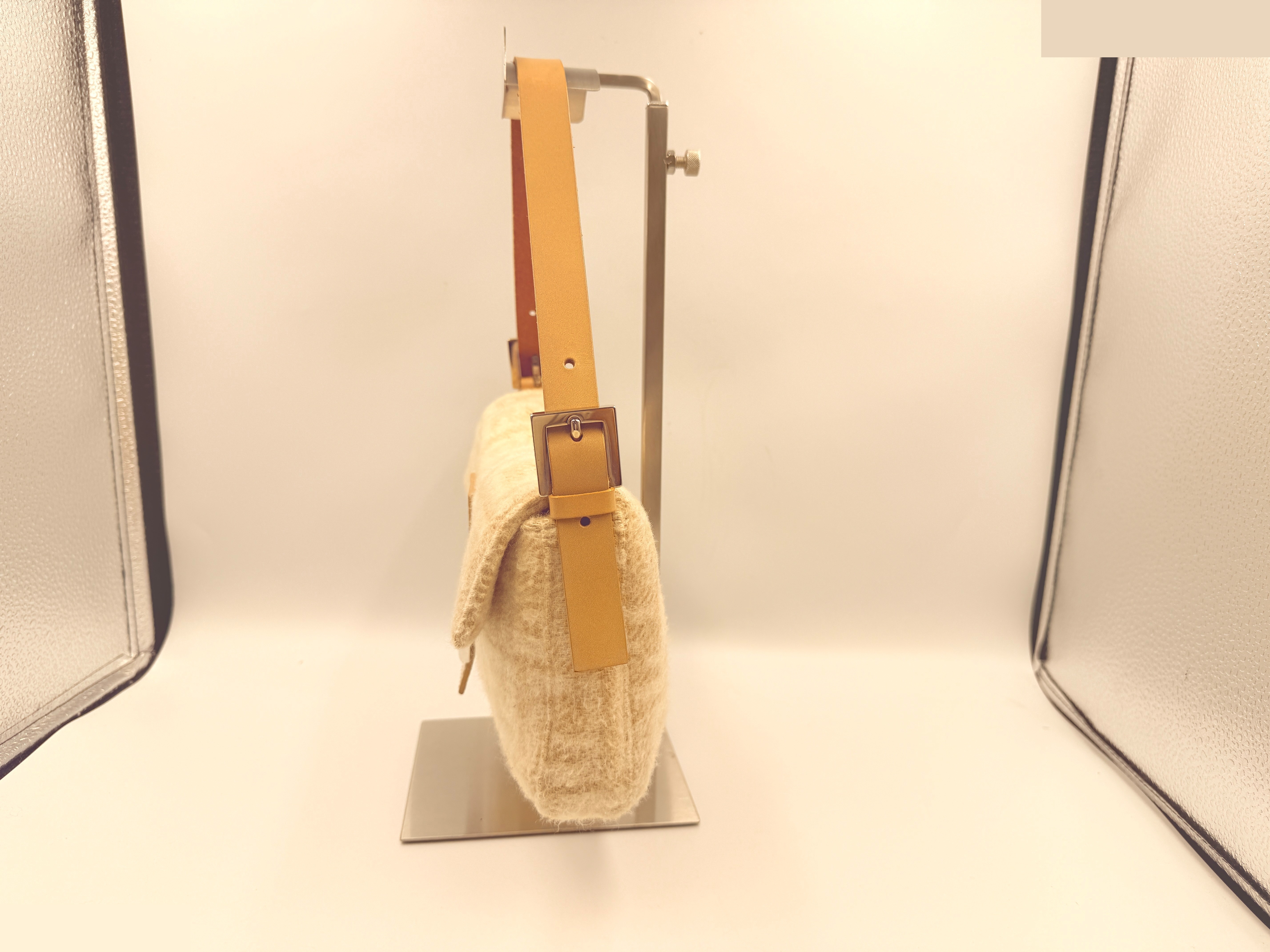 ZUCCA (Bag) - Shoulder Bag, Mamma Bucket, Felt, Beige — view 2