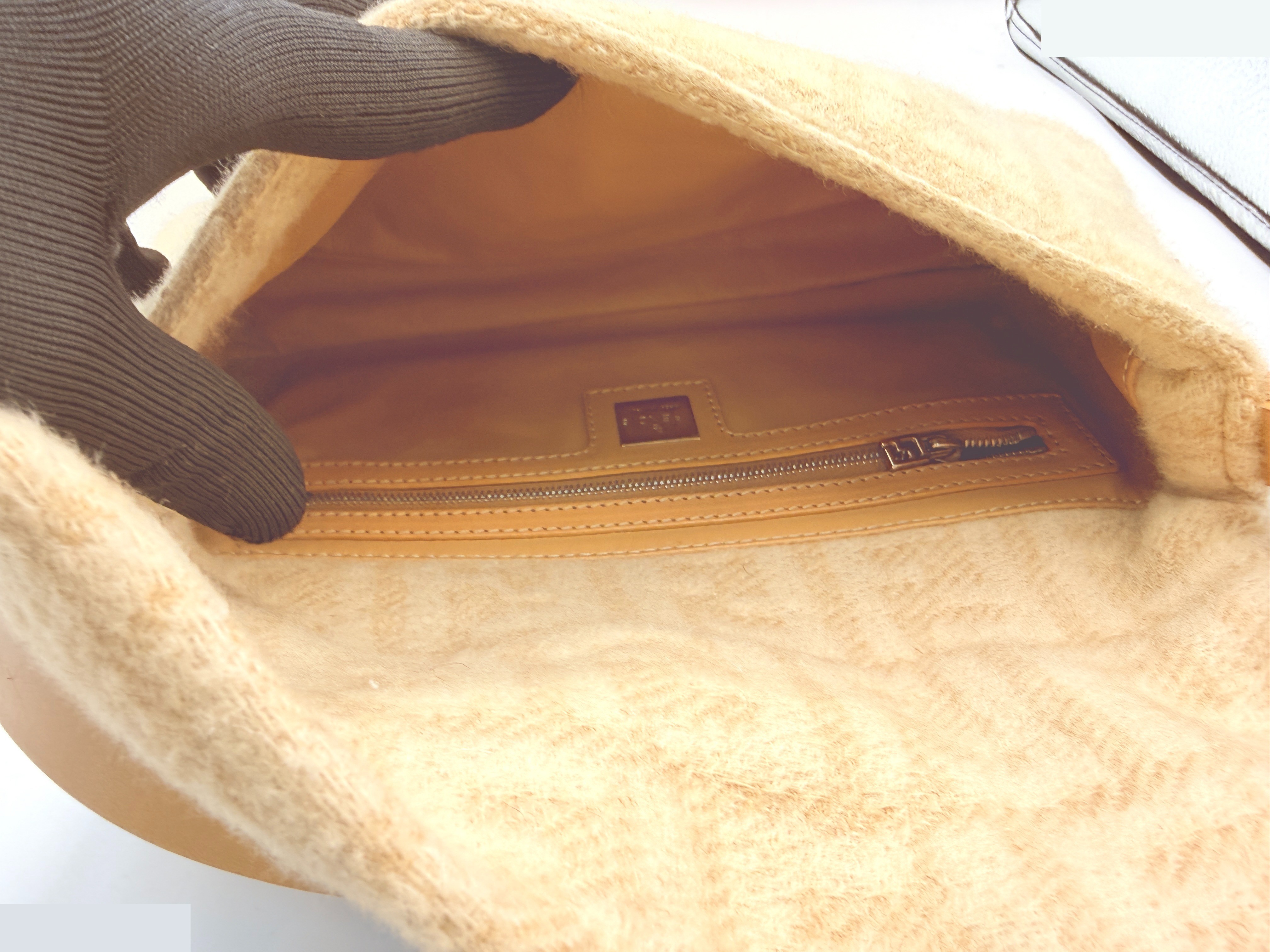 ZUCCA (Bag) - Shoulder Bag, Mamma Bucket, Felt, Beige — view 8