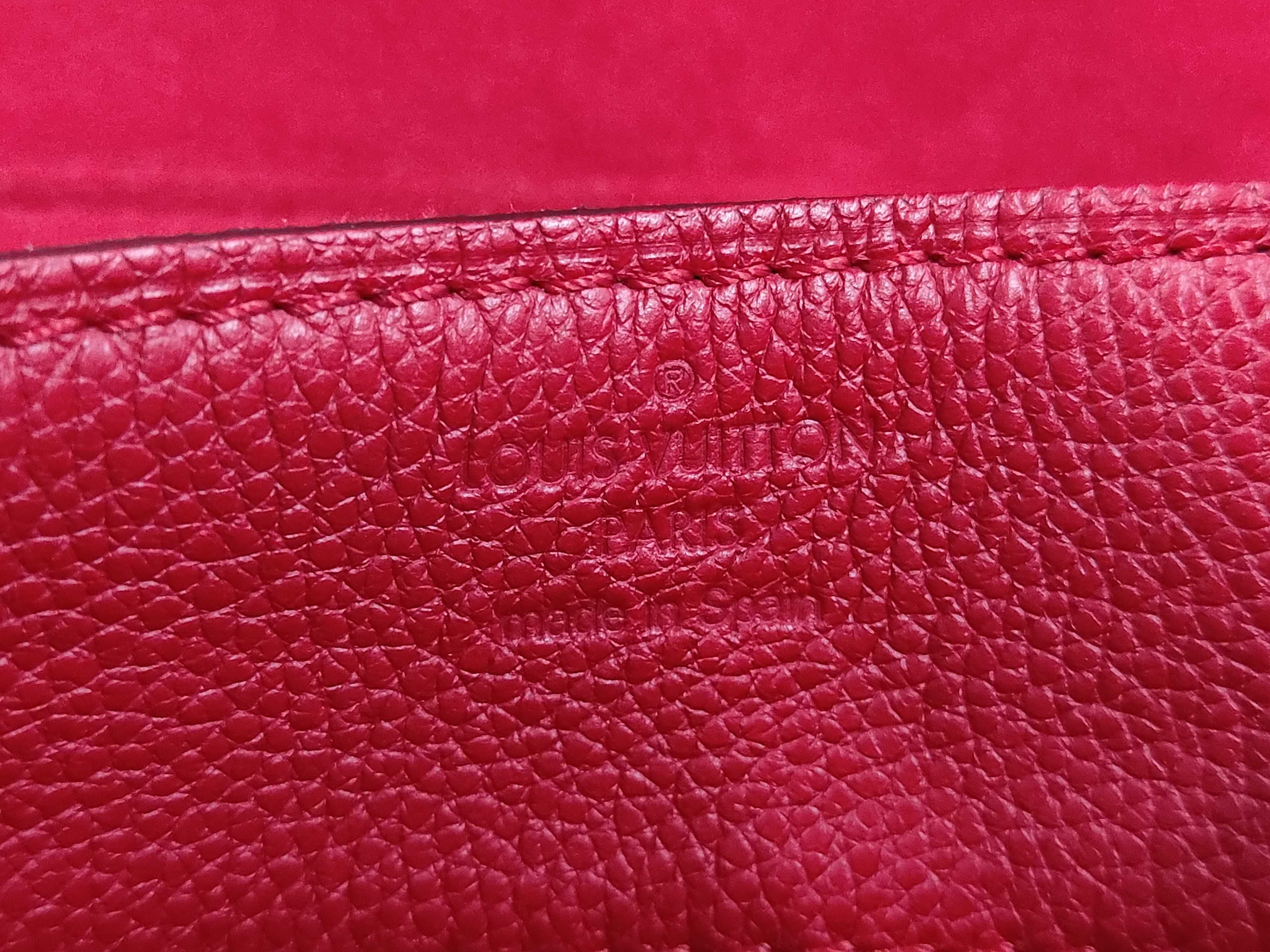 Monogram Pallas Chain Red x Monogram Gold Hardware Gold Chain Shoulder Bag — view 10