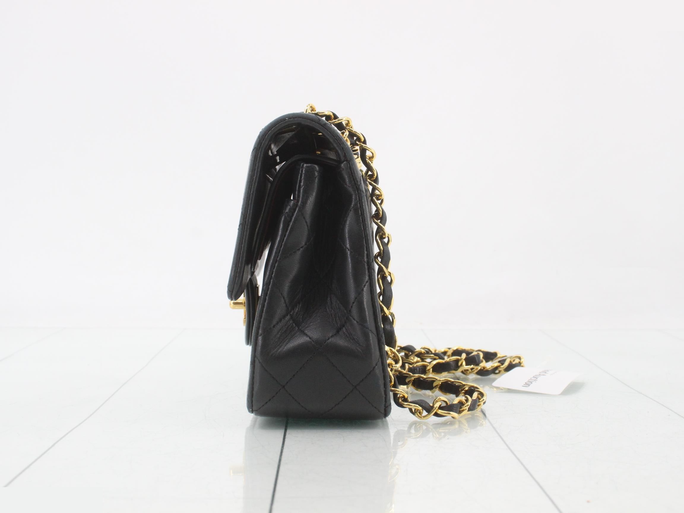 Matelassé 23 Double Flap Lambskin Chain Shoulder Bag, Series 1 — view 3