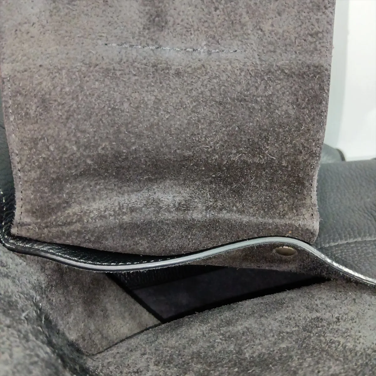 Big Bag Medium Leather Tote Bag Black — view 13