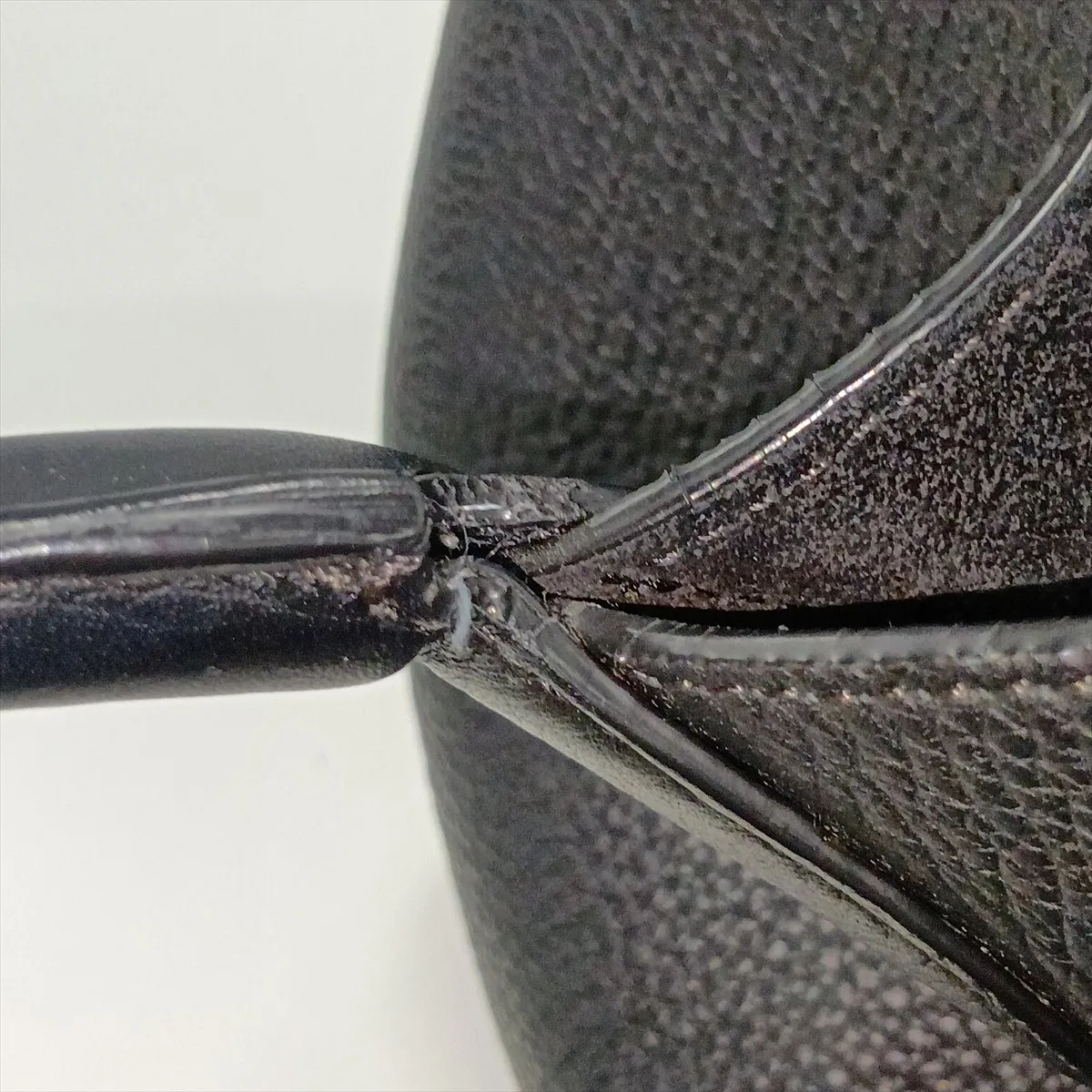 Big Bag Medium Leather Tote Bag Black — view 14