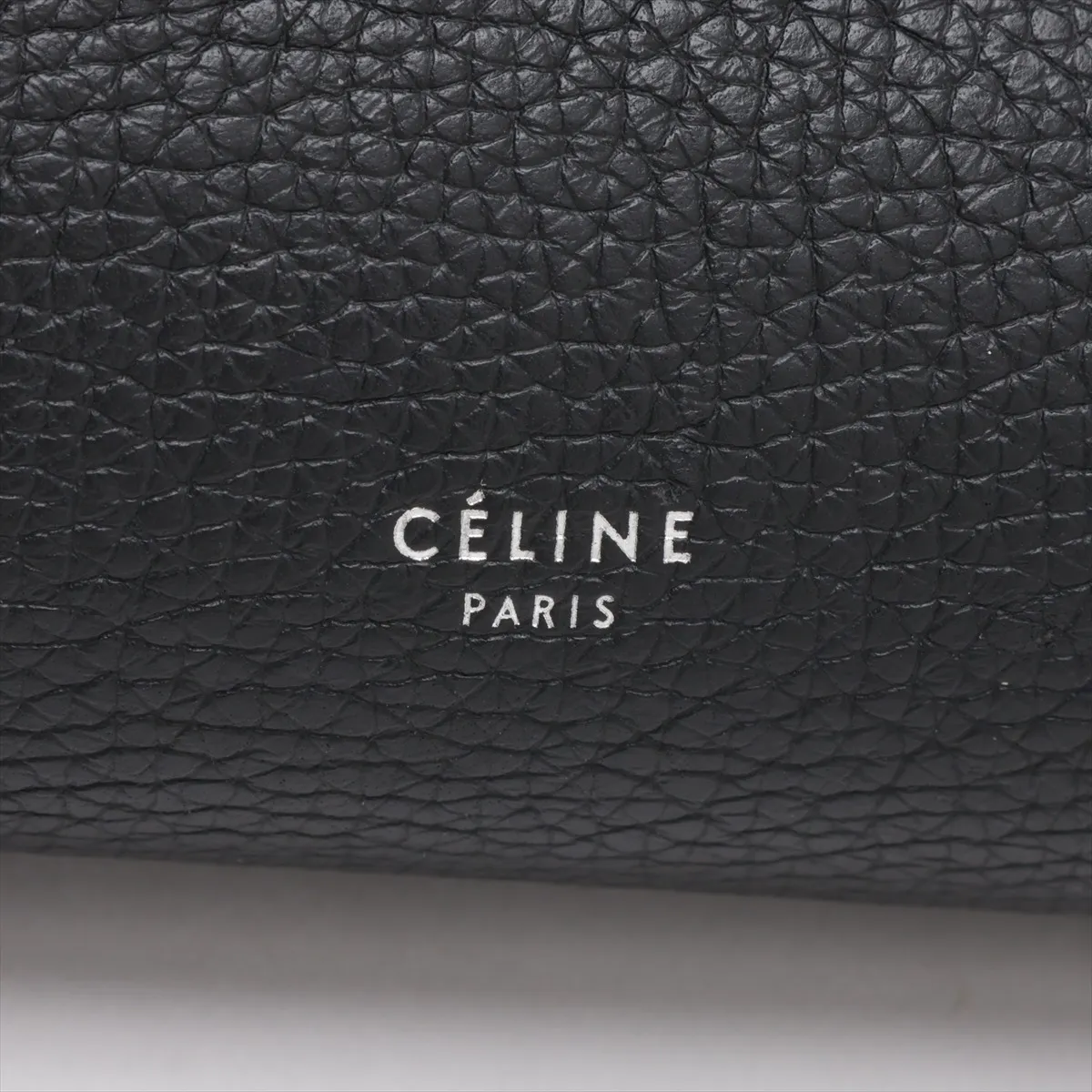 Big Bag Medium Leather Tote Bag Black — view 9