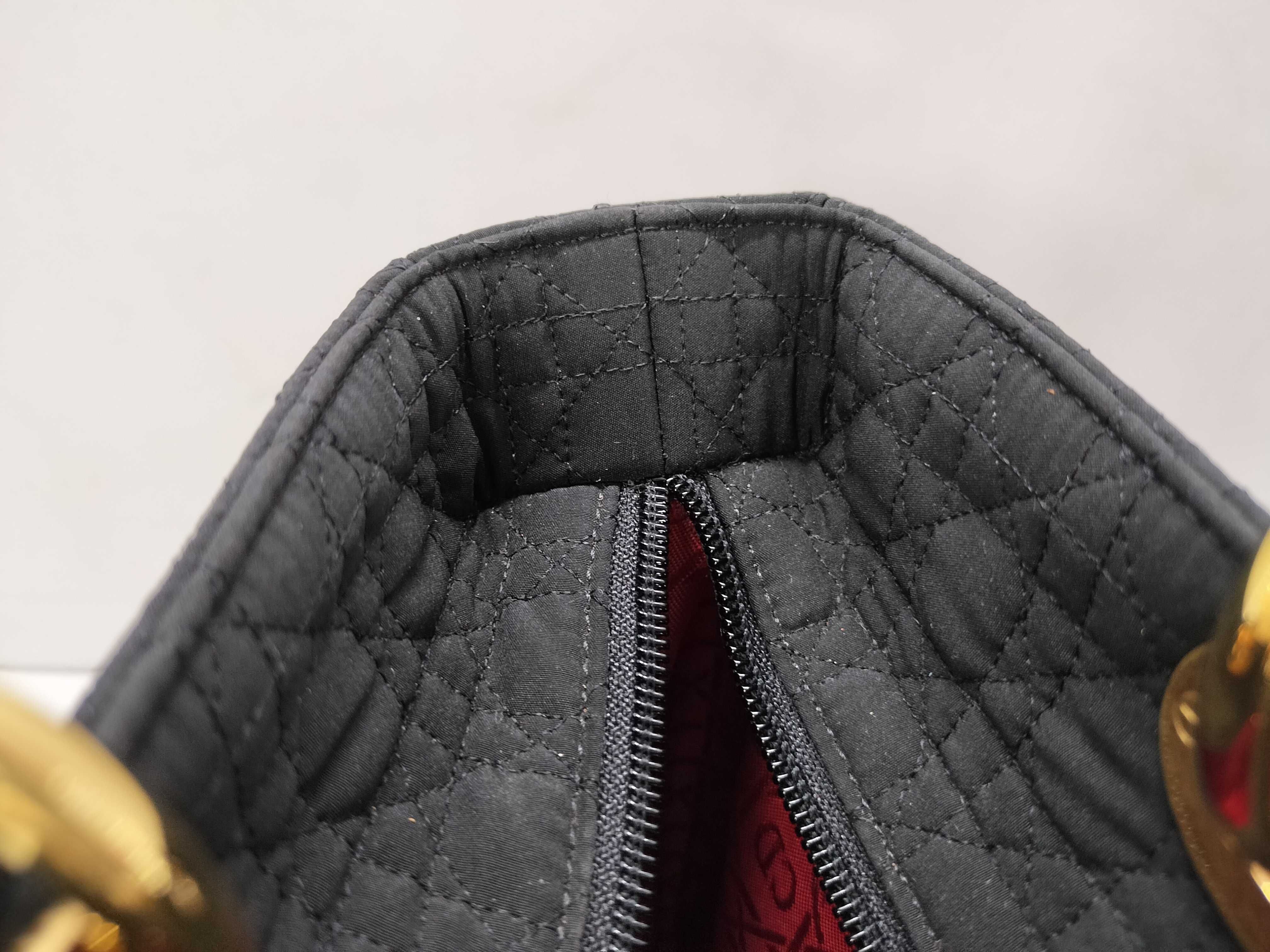 Lady Dior Large Handbag (RU0999) - Black — view 13