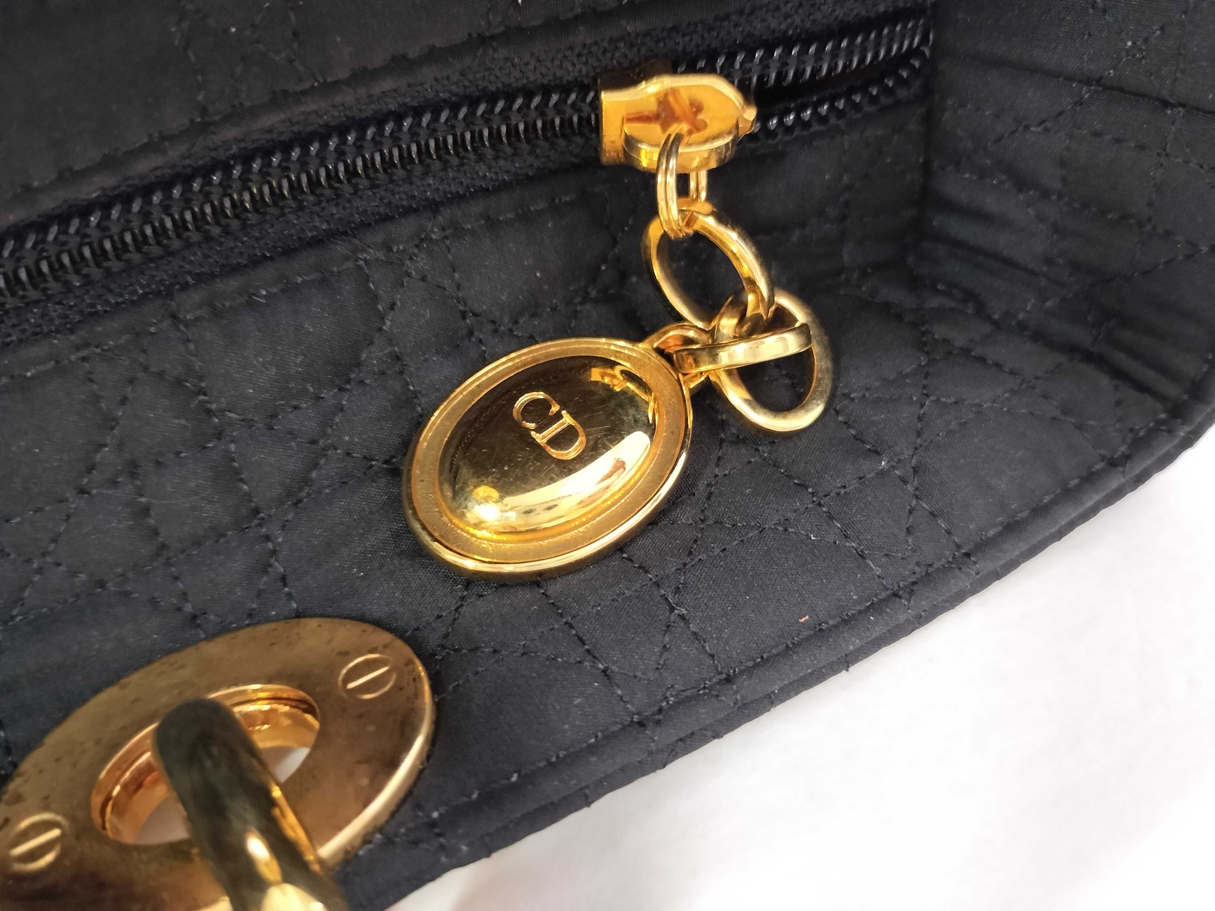 Lady Dior Large Handbag (RU0999) - Black — view 14
