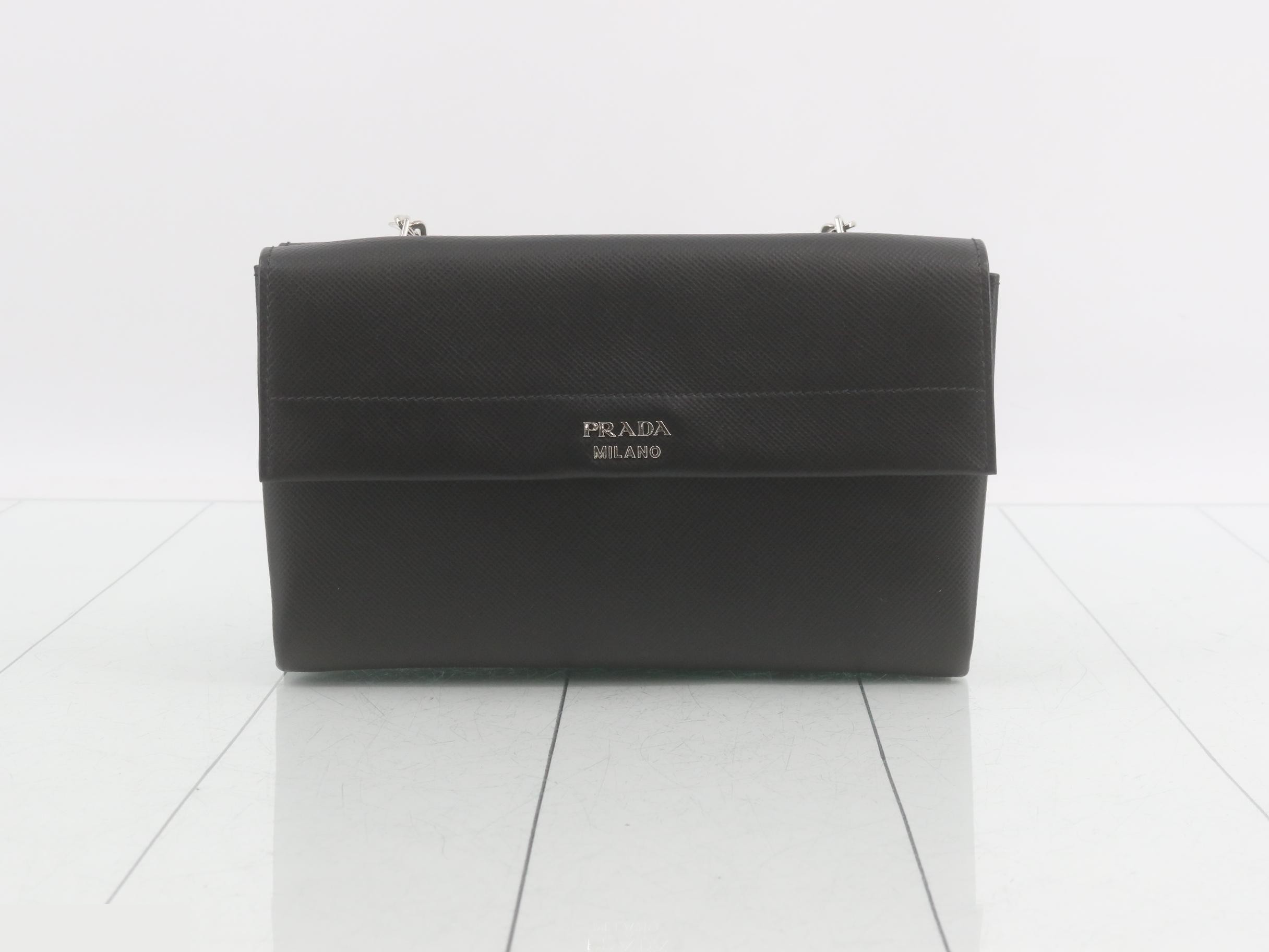 Saffiano Chain Shoulder Bag — view 2