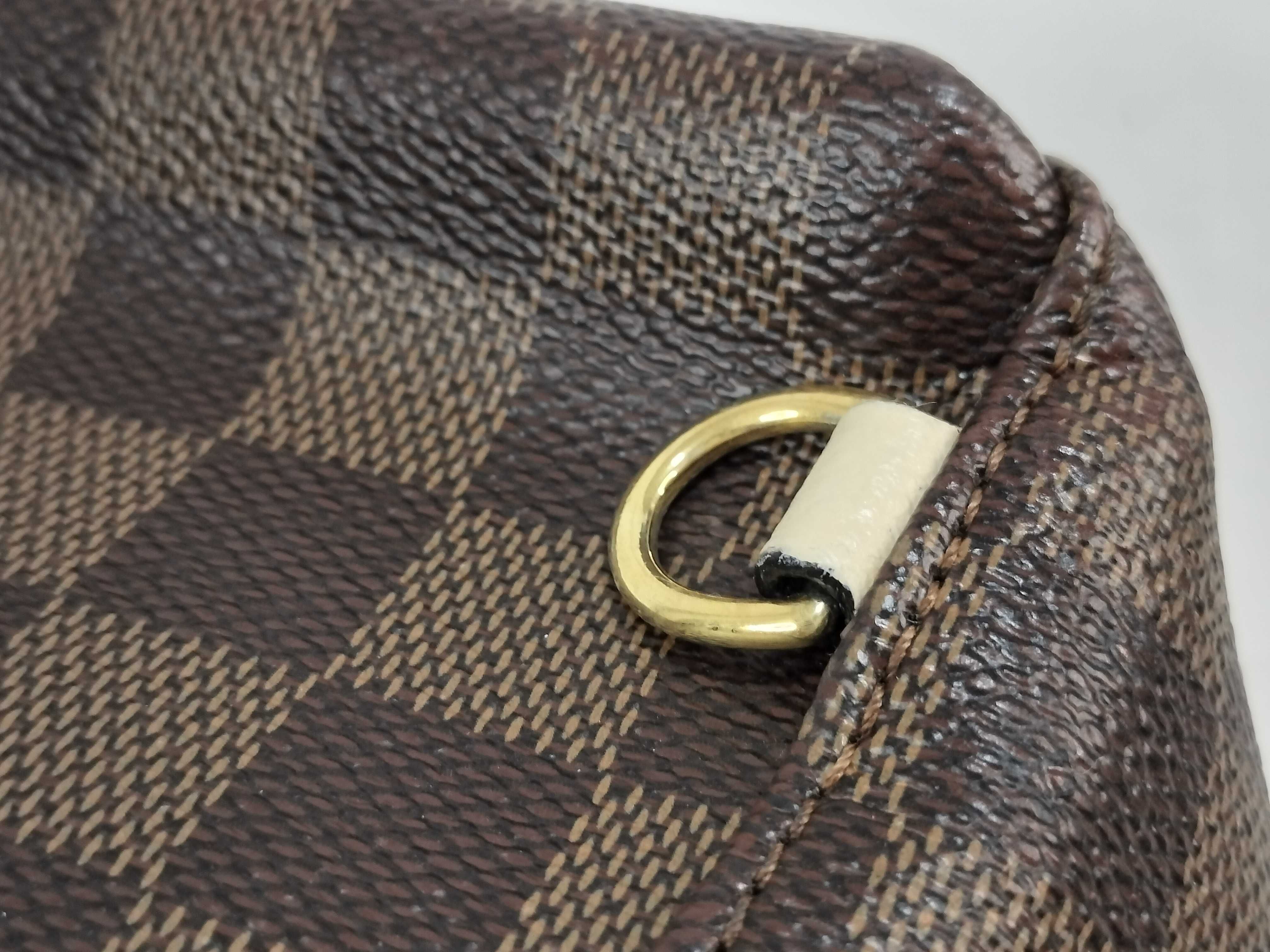 Damier Clapton Backpack N42259 Brown x Beige Handbag — view 5