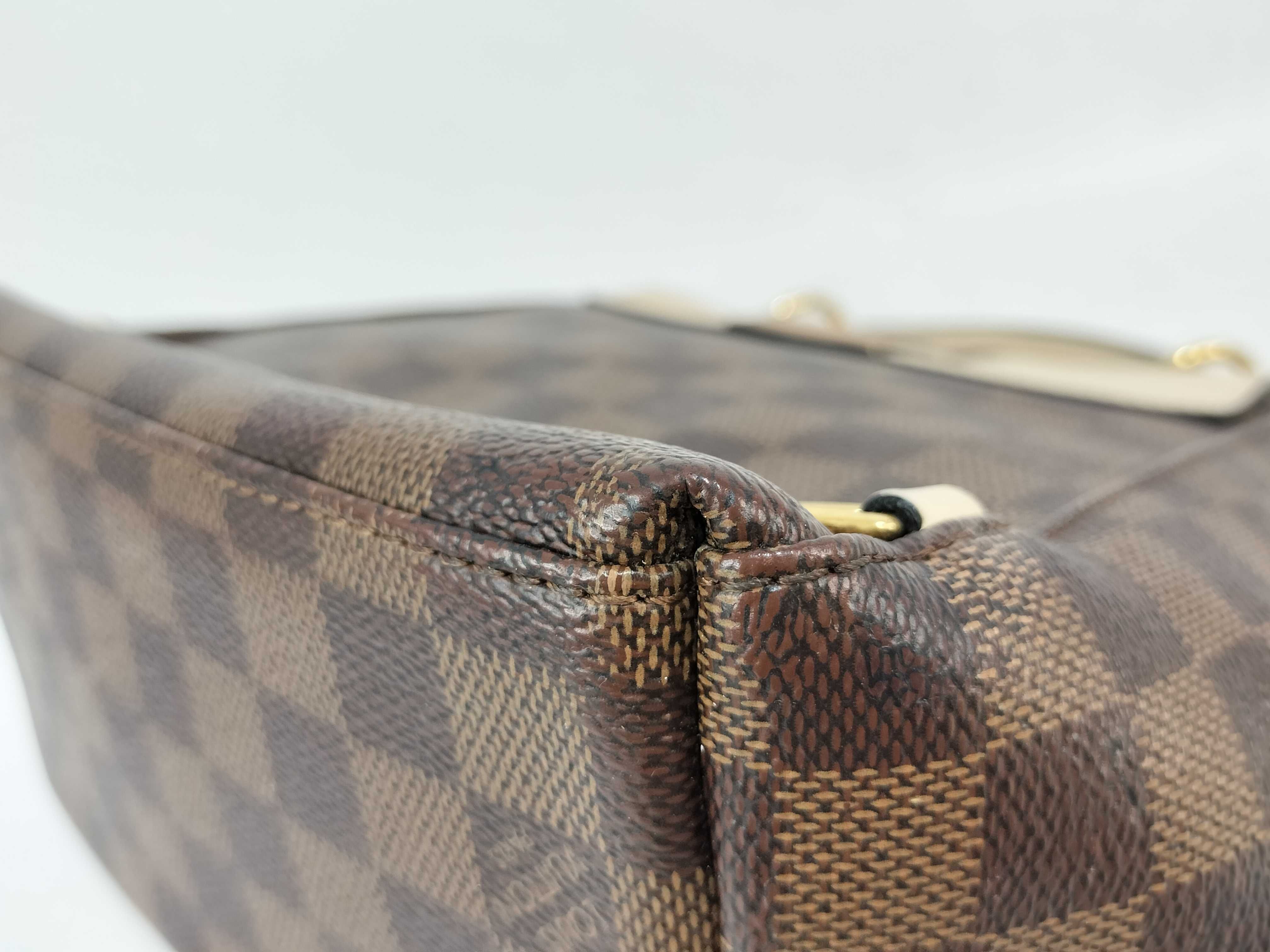 Damier Clapton Backpack N42259 Brown x Beige Handbag — view 6